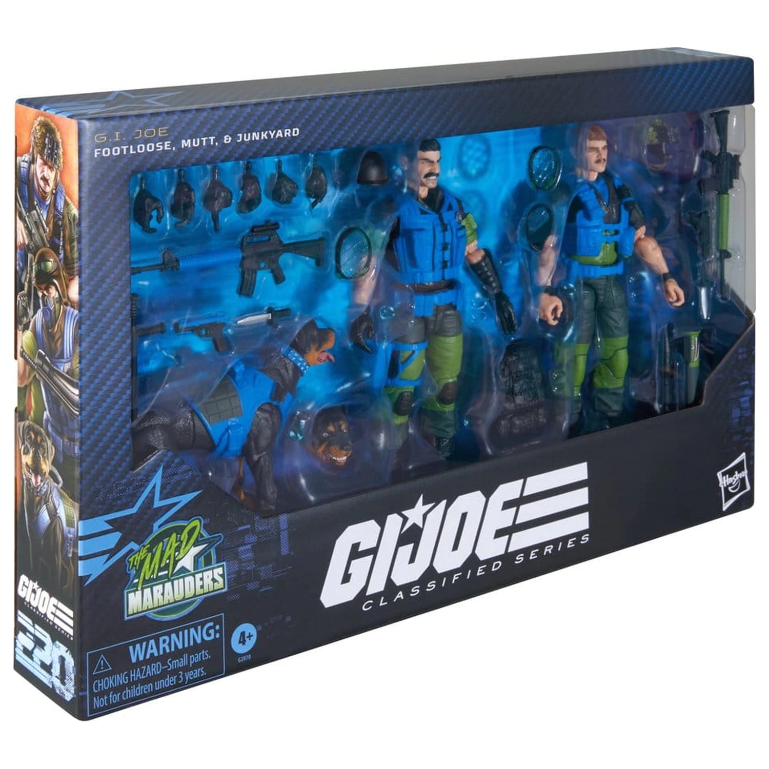 G.I. Joe Classified Series Akcijska figura 3-Pak #220 Mad Marauders: Footloose & Mutt & Junkyard 15 cm fotografija proizvoda
