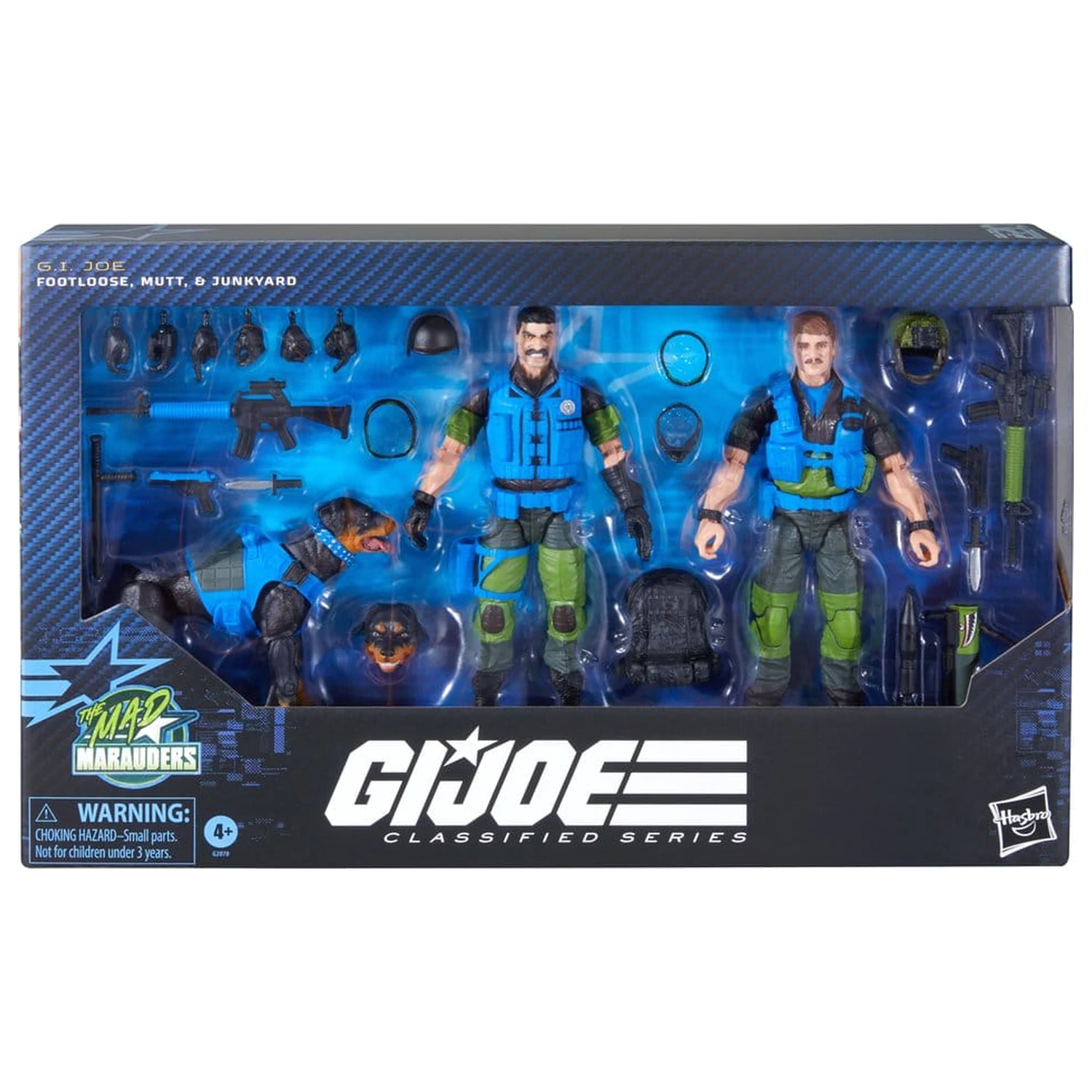 G.I. Joe Classified Series Akcijska figura 3-Pak #220 Mad Marauders: Footloose & Mutt & Junkyard 15 cm fotografija proizvoda