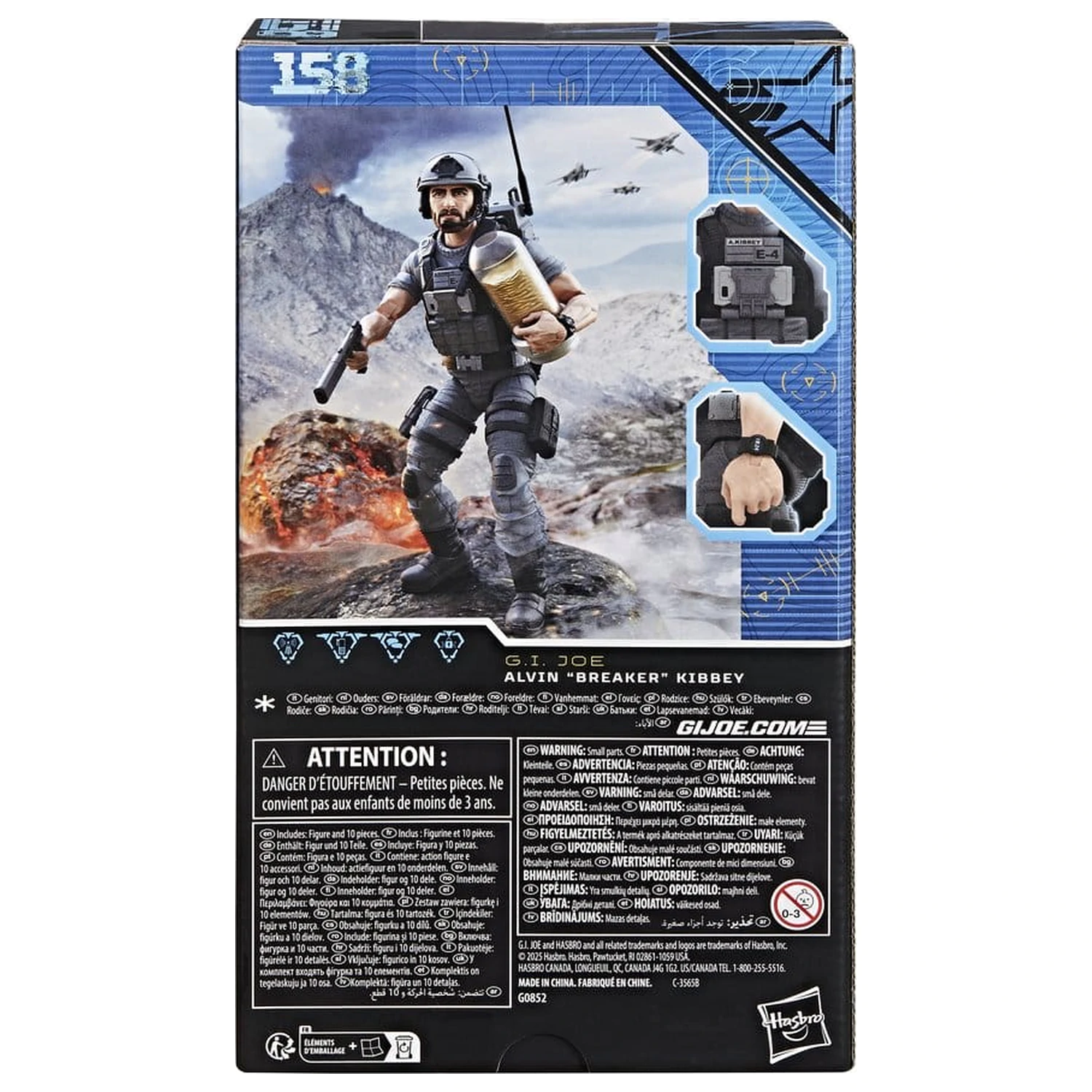 G.I. Joe Classified Series Akcijska figura #158 Alvin "Breaker" Kibbey 15 cm fotografija proizvoda