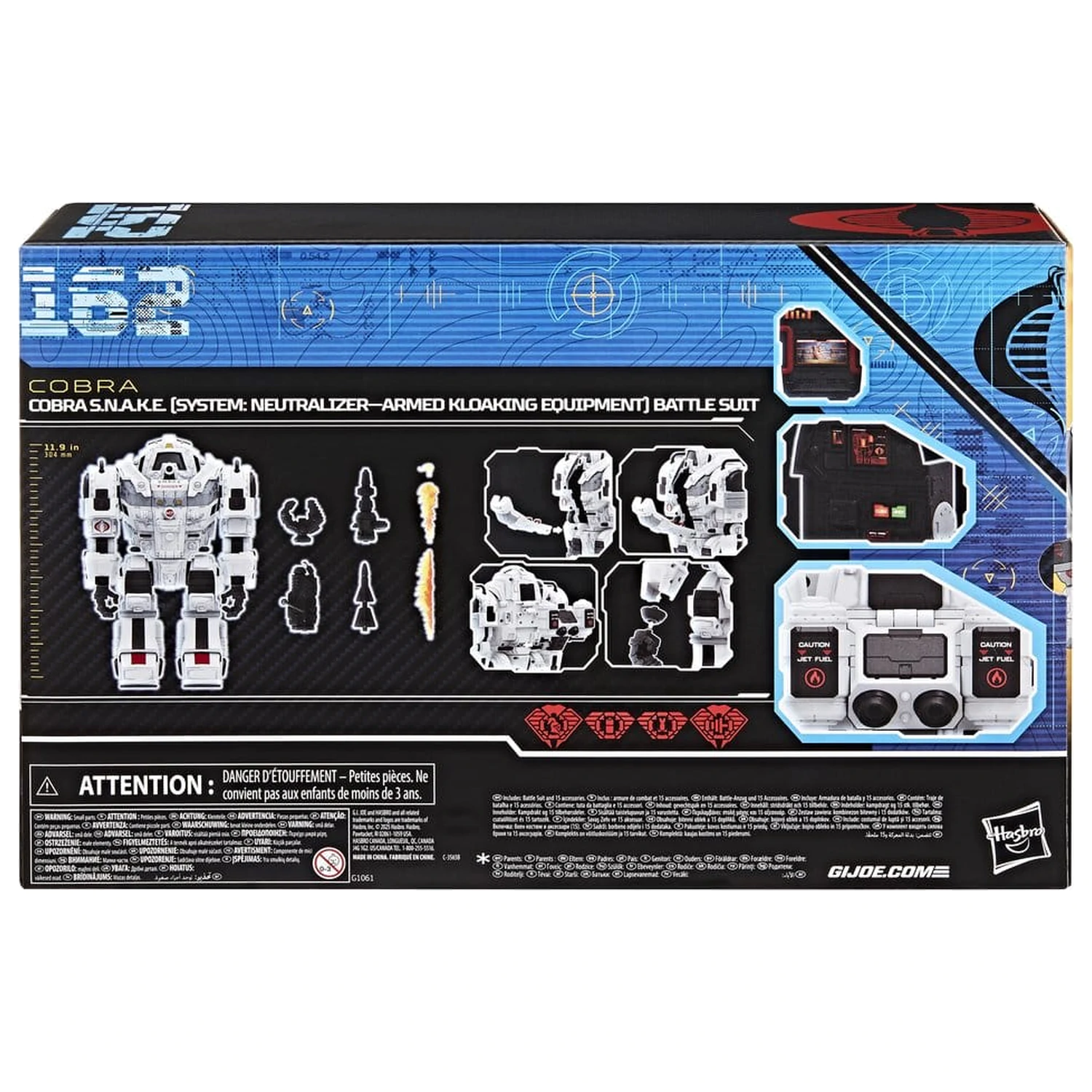 G.I. Joe Classified Series Akcijska figura #162 Cobra S.N.A.K.E. Battle Suit 15 cm fotografija proizvoda