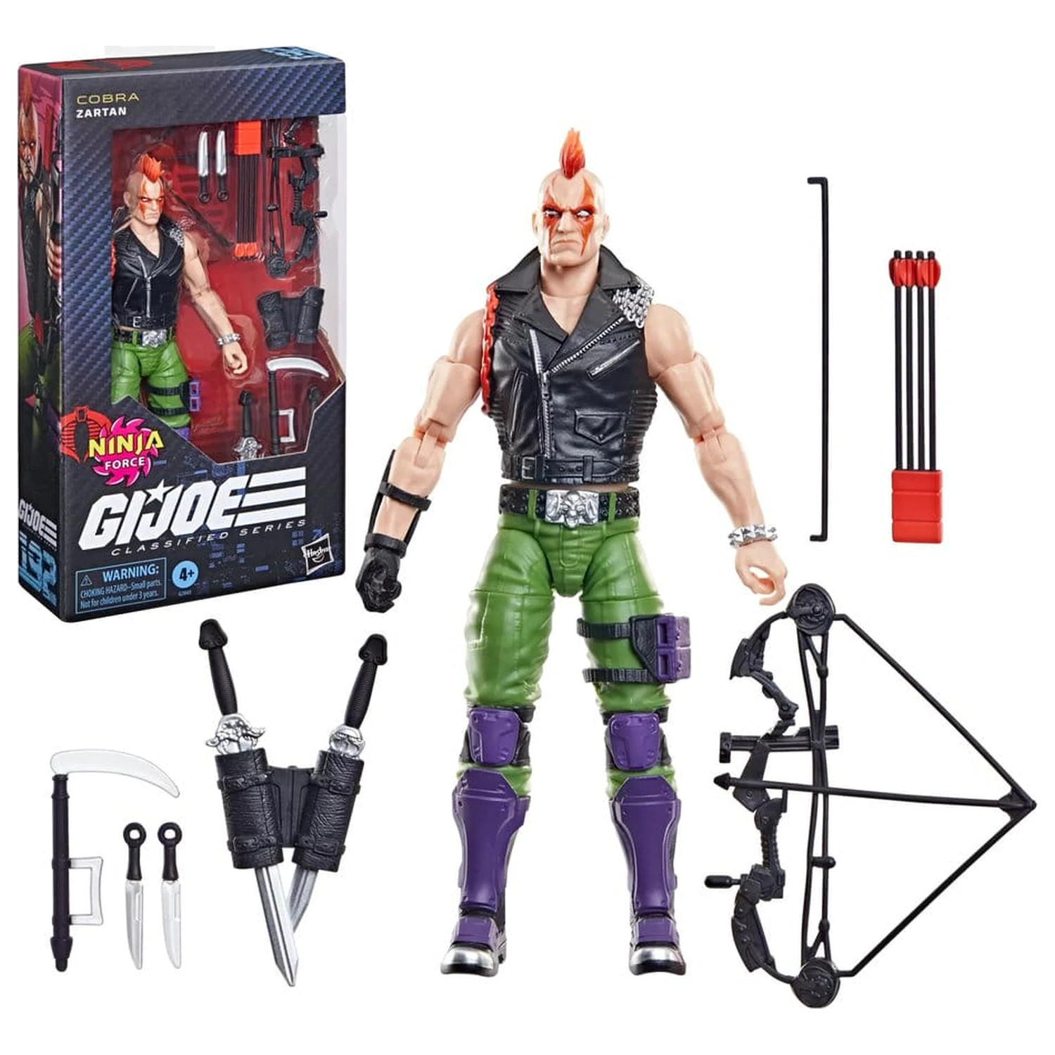 G.I. Joe Classified Series Akcijska figura #192 Ninja Force Zartan 15 cm fotografija proizvoda