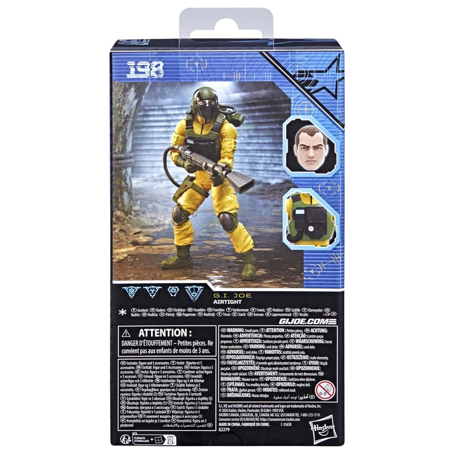 G.I. Joe Classified Series Akcijska figura #198 Airtight 15 cm fotografija proizvoda