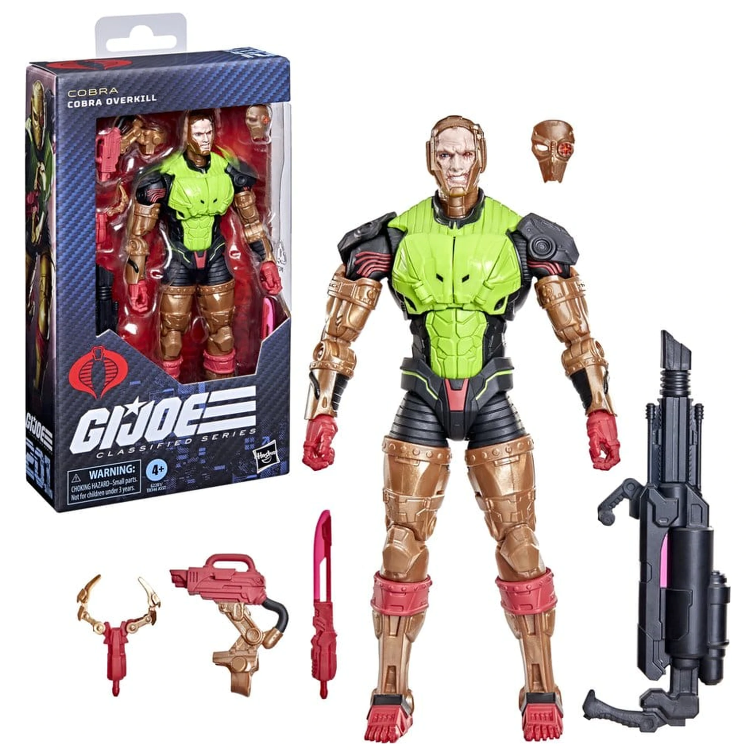 G.I. Joe Classified Series Akcijska figura #201 Cobra Overkill 15 cm fotografija proizvoda