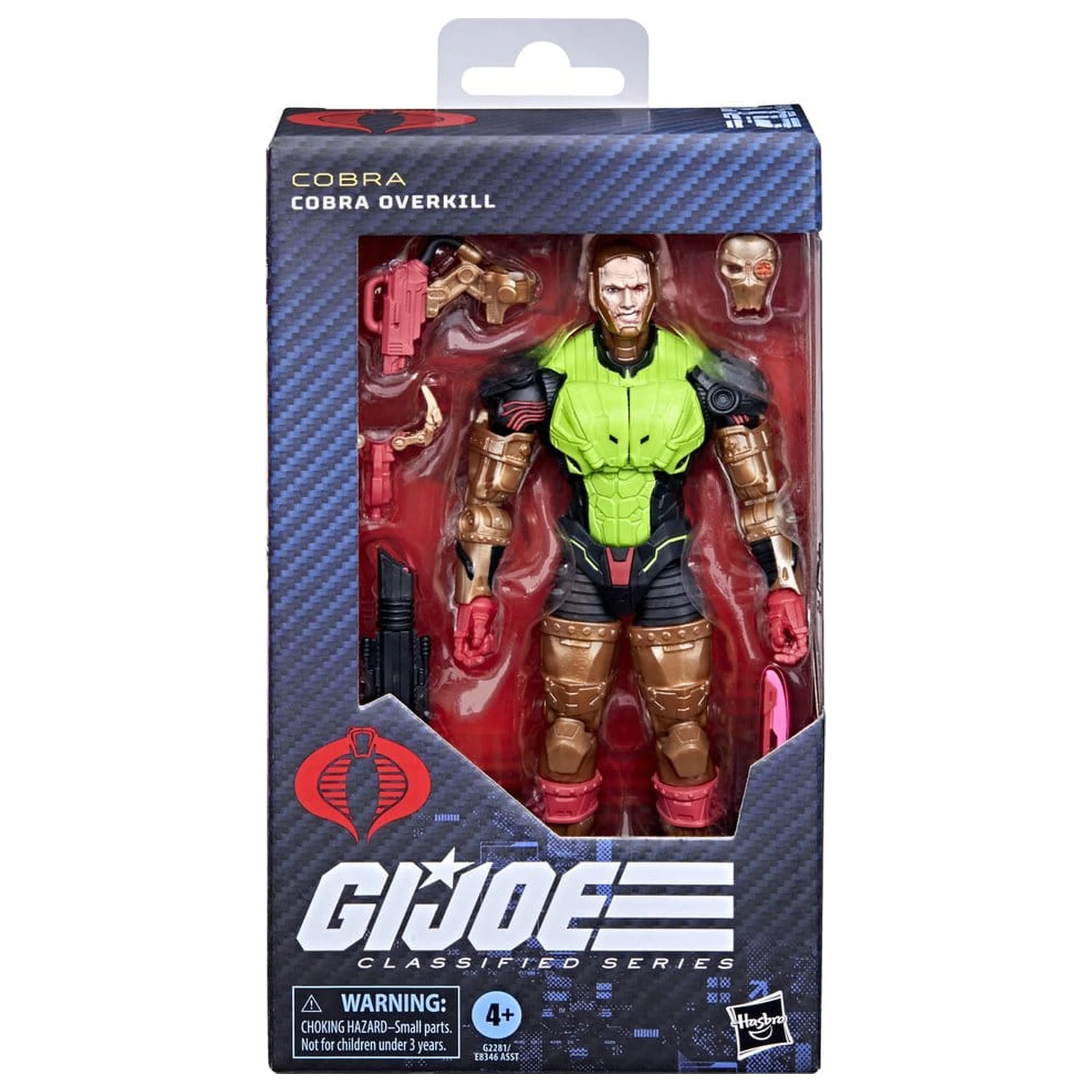 G.I. Joe Classified Series Akcijska figura #201 Cobra Overkill 15 cm fotografija proizvoda