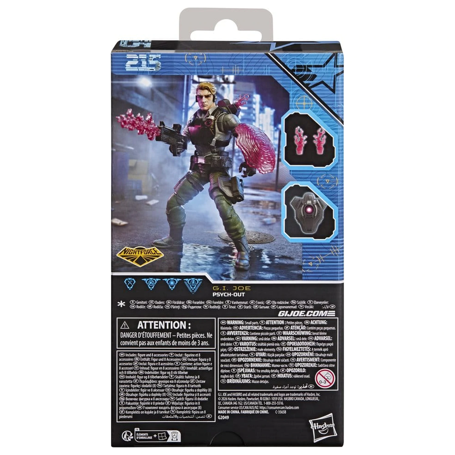 G.I. Joe Classified Series Akcijska figura Night Force: Psych-Out 15 cm fotografija proizvoda