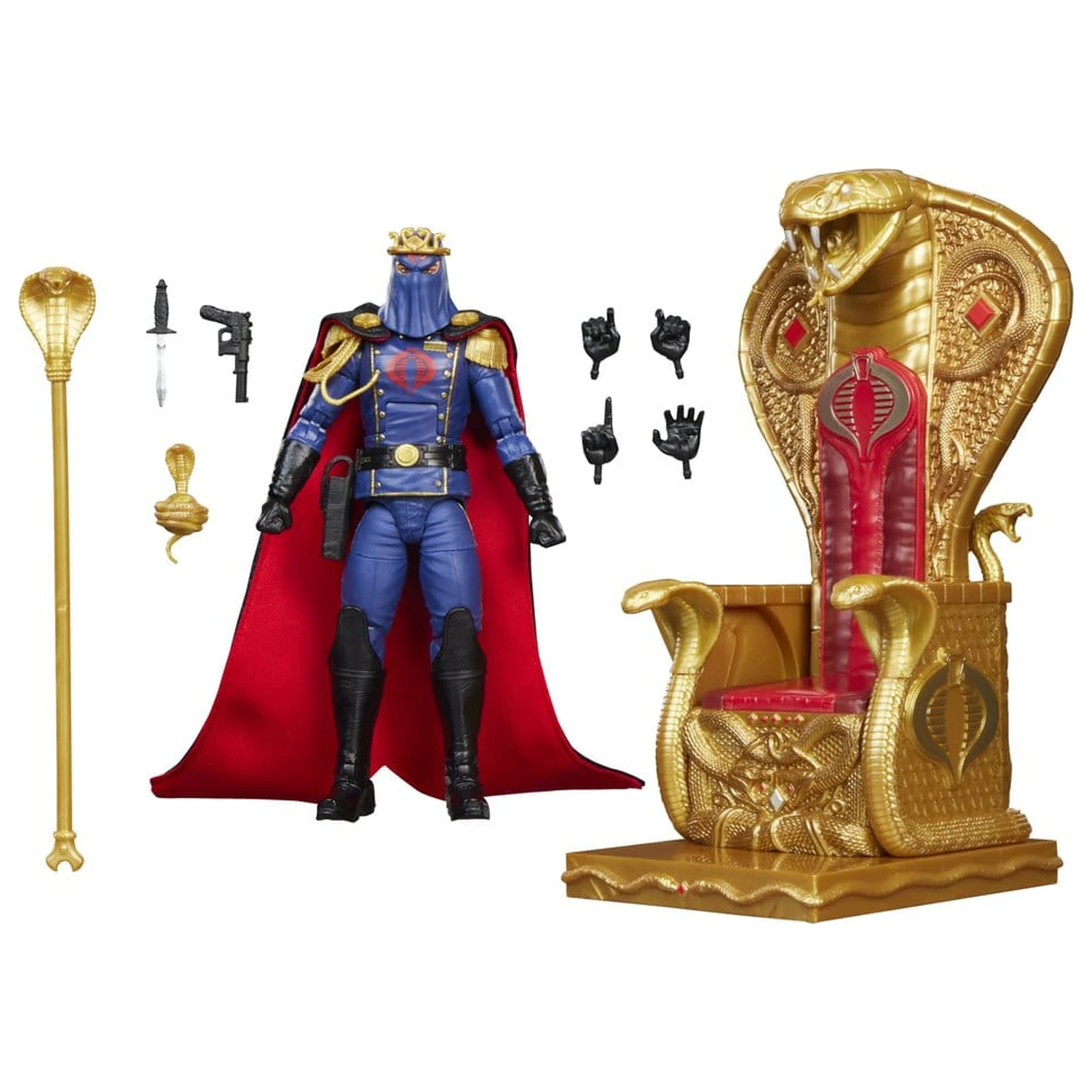 G.I. Joe Classified Series Akcijska figura Cobra Commander in Dress Uniform & Throne 15 cm fotografija proizvoda