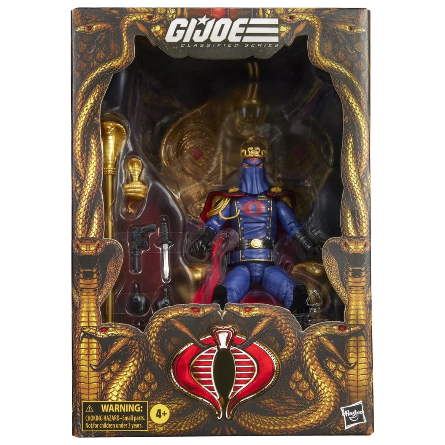 G.I. Joe Classified Series Akcijska figura Cobra Commander in Dress Uniform & Throne 15 cm fotografija proizvoda