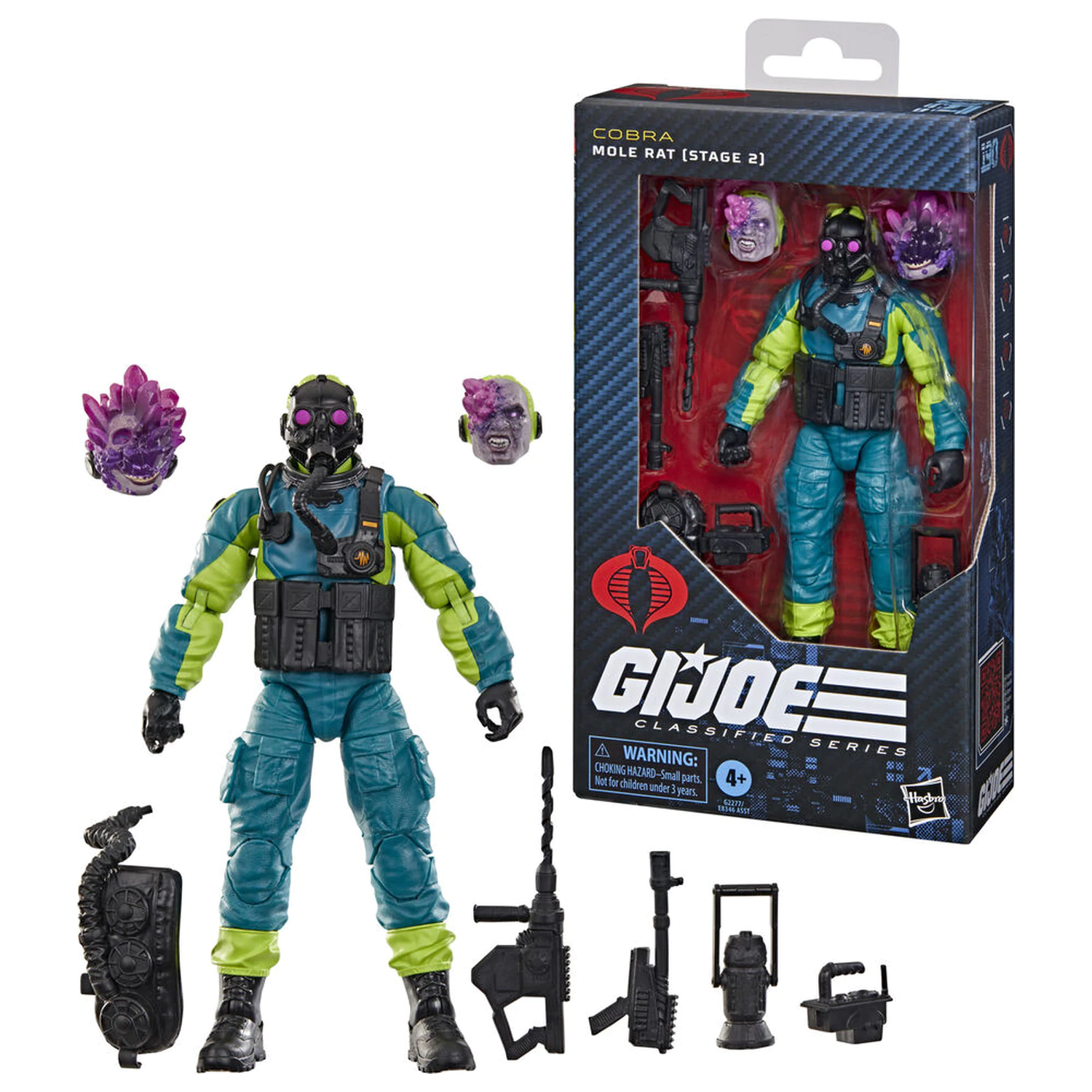 G.I. Joe Classified Series Cobra Mole Rat Stage 2 figura 15cm fotografija proizvoda