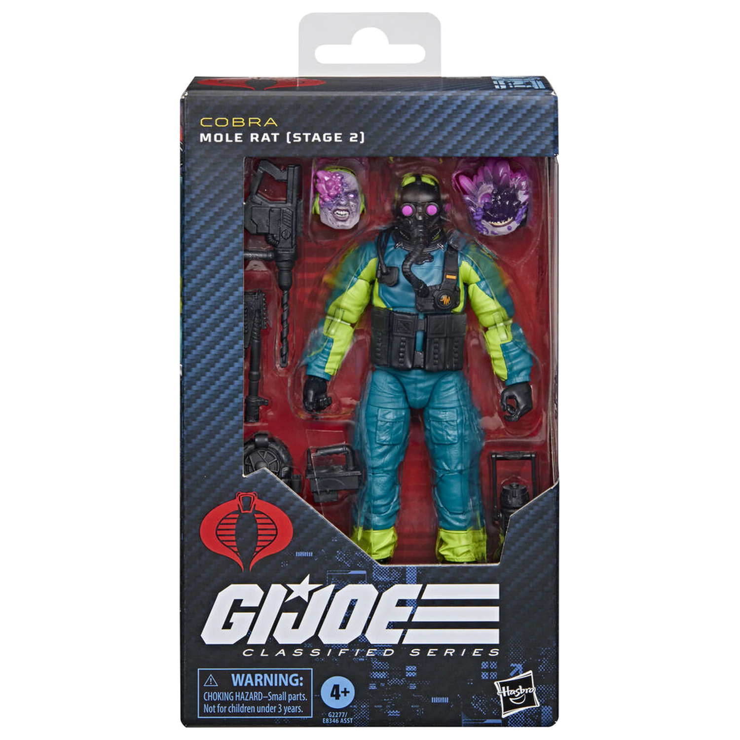 G.I. Joe Classified Series Cobra Mole Rat Stage 2 figura 15cm fotografija proizvoda