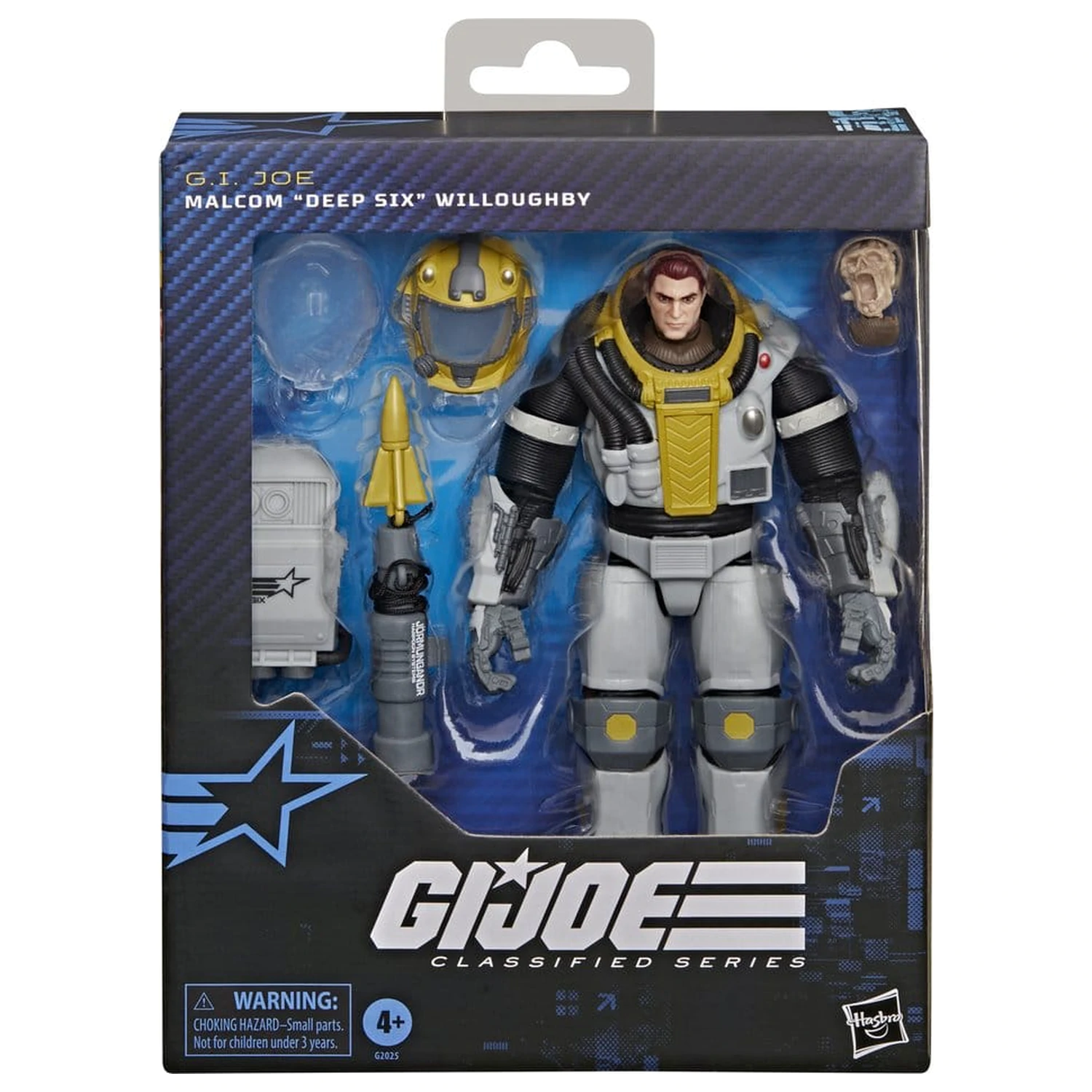 G.I. Joe Classified Series Deluxe akcijska figura #206 Malcom "Deep Six" Willoughby 15 cm fotografija proizvoda
