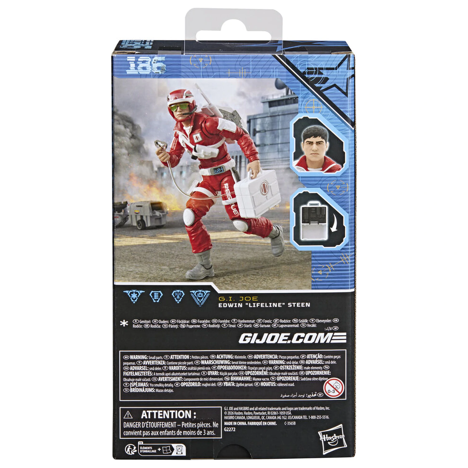 G.I. Joe Classified Series Edwin Lifeline figura 15 cm fotografija proizvoda