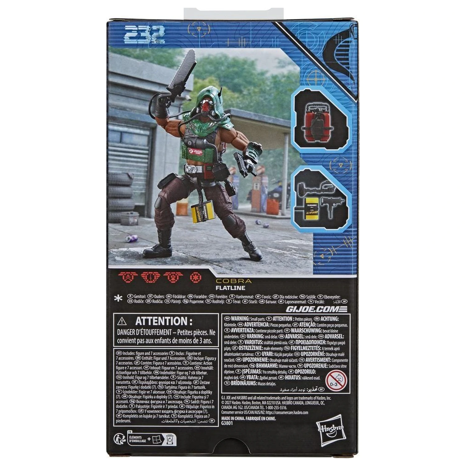 G.I. Joe Classified Series Flatline figura 15 cm fotografija proizvoda