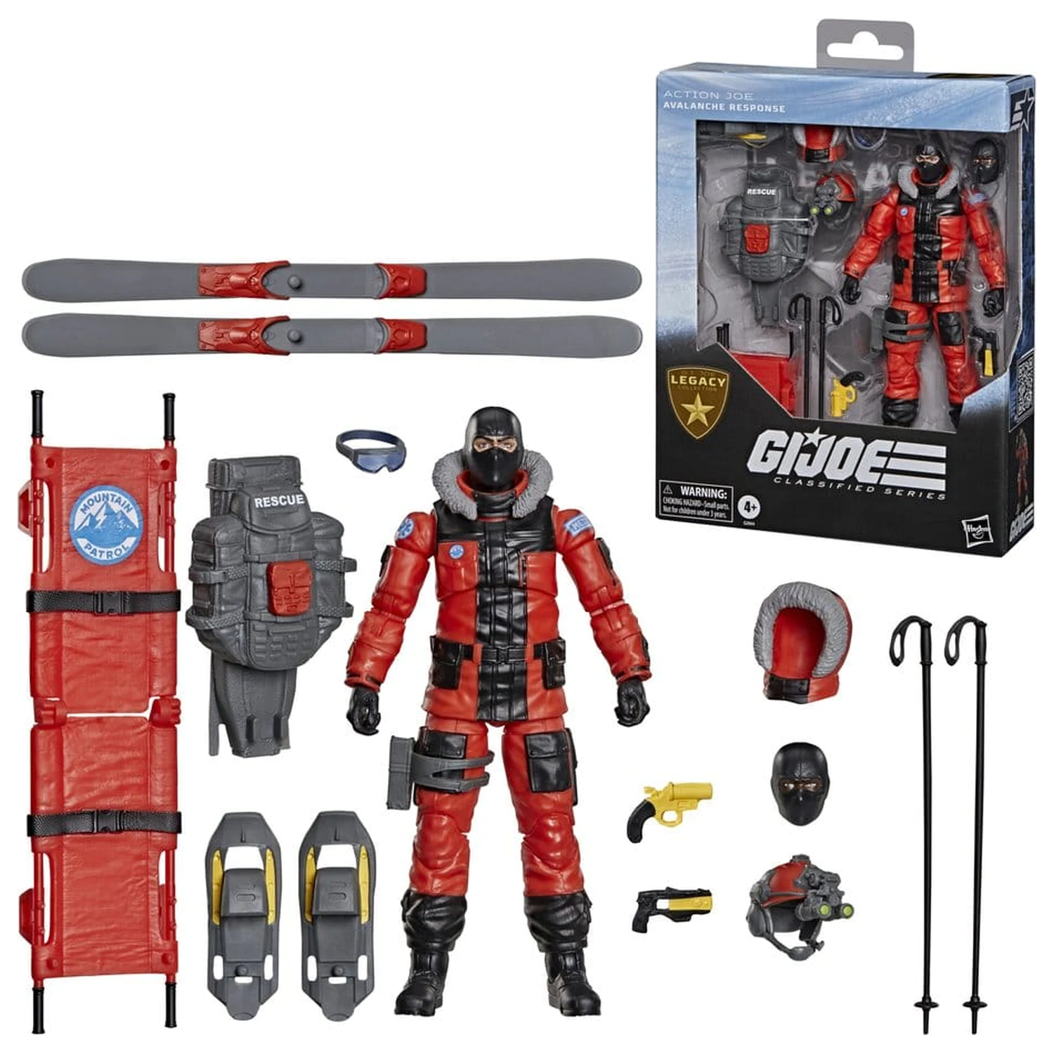 G.I. Joe Classified Series Legacy Collection akcijska figura Action Joe - Avalanche Response 15 cm fotografija proizvoda