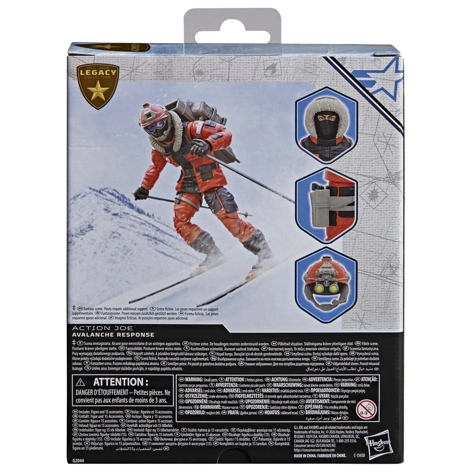 G.I. Joe Classified Series Legacy Collection akcijska figura Action Joe - Avalanche Response 15 cm fotografija proizvoda