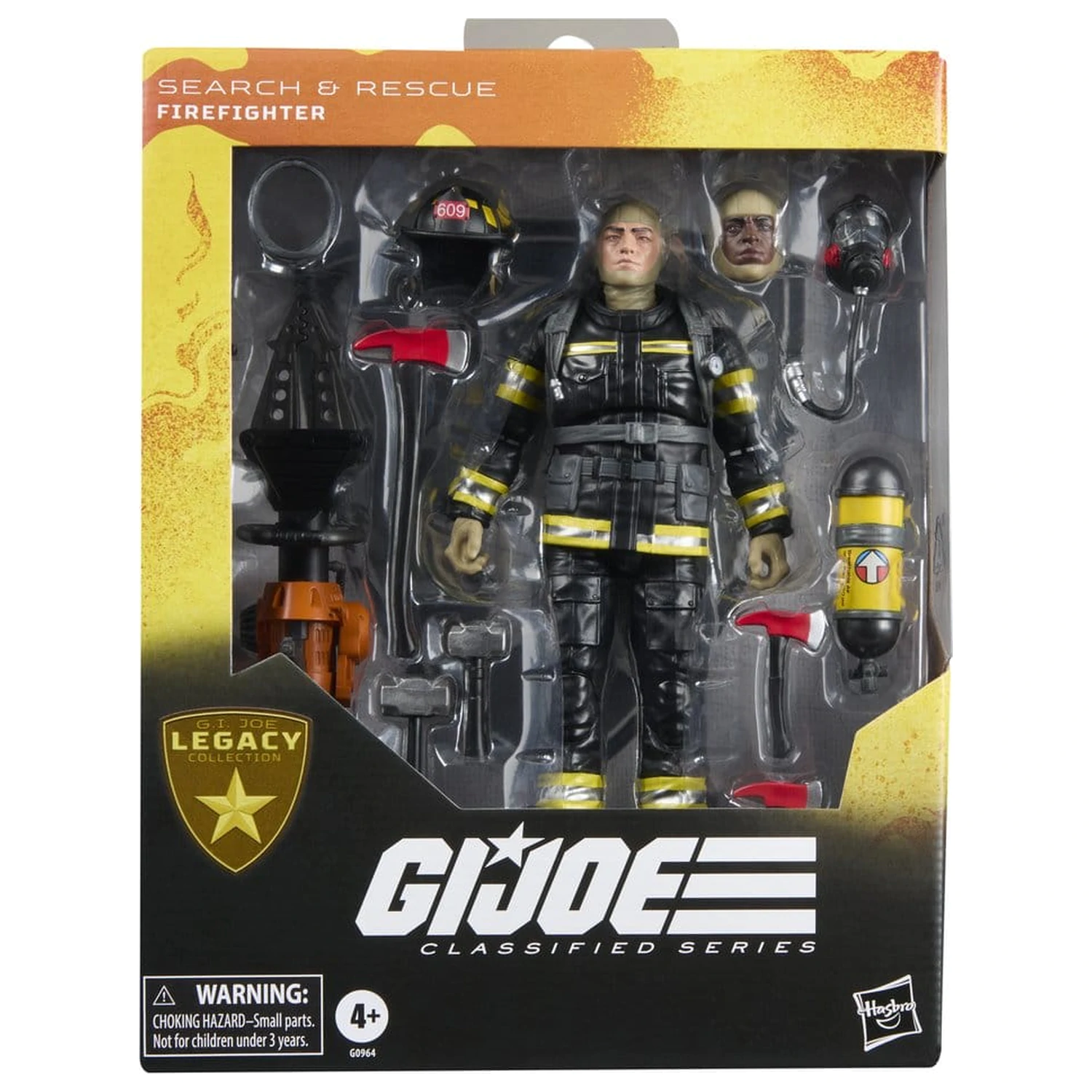 G.I. Joe Classified Series Legacy Collection Akcijska figura Search & Rescue Firefighter 15 cm fotografija proizvoda