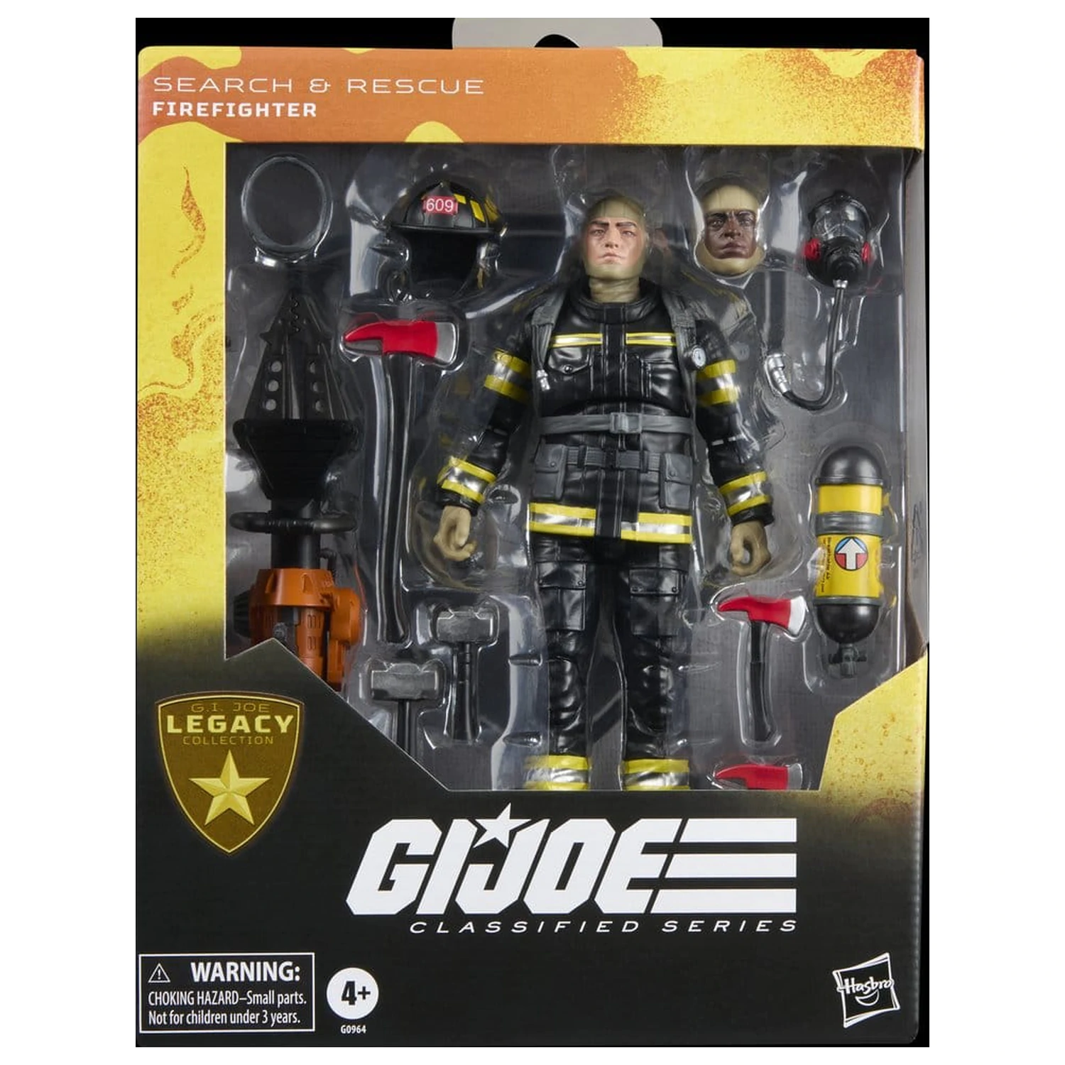 G.I. Joe Classified Series Legacy Collection Akcijska figura Search & Rescue Firefighter 15 cm fotografija proizvoda