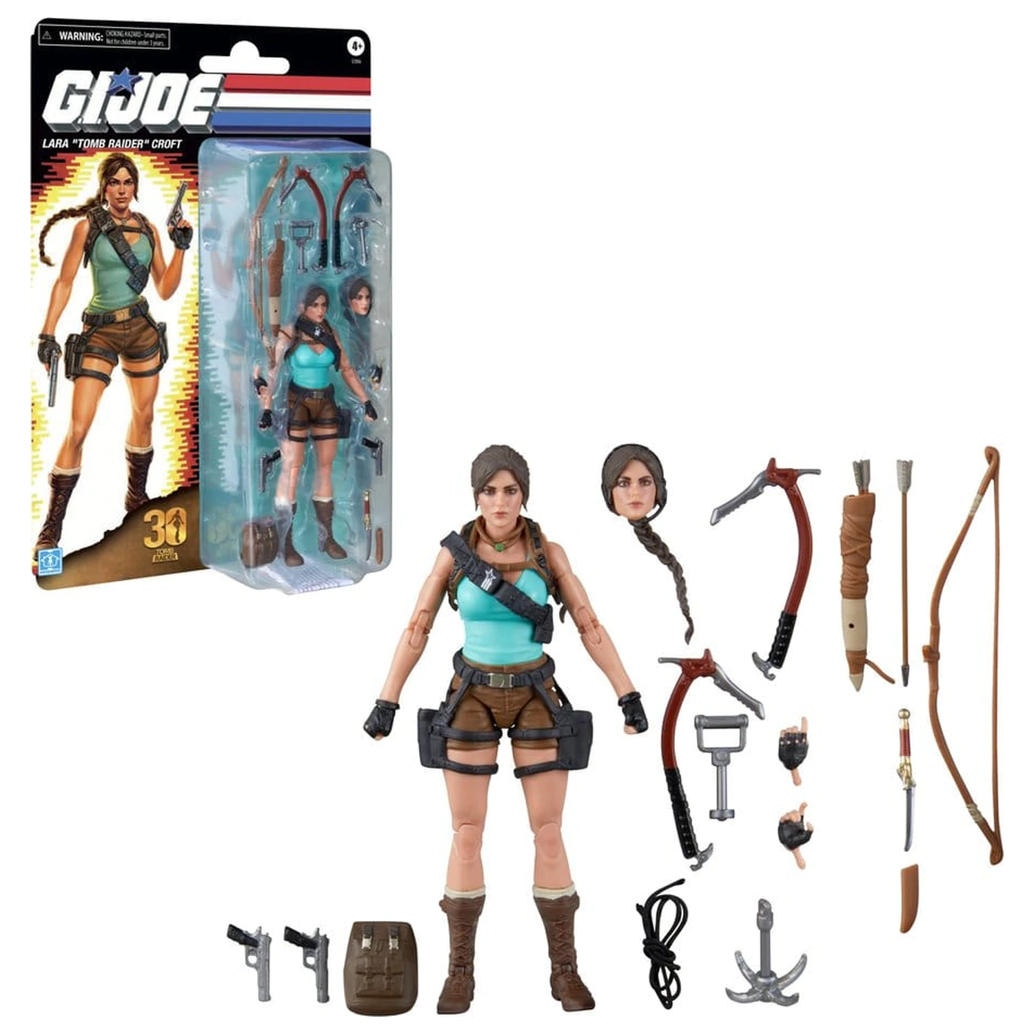 G.I. Joe Classified Series Retro Cardback Collaborative akcijska figura Lara "Tomb Raider" Croft 15 cm fotografija proizvoda