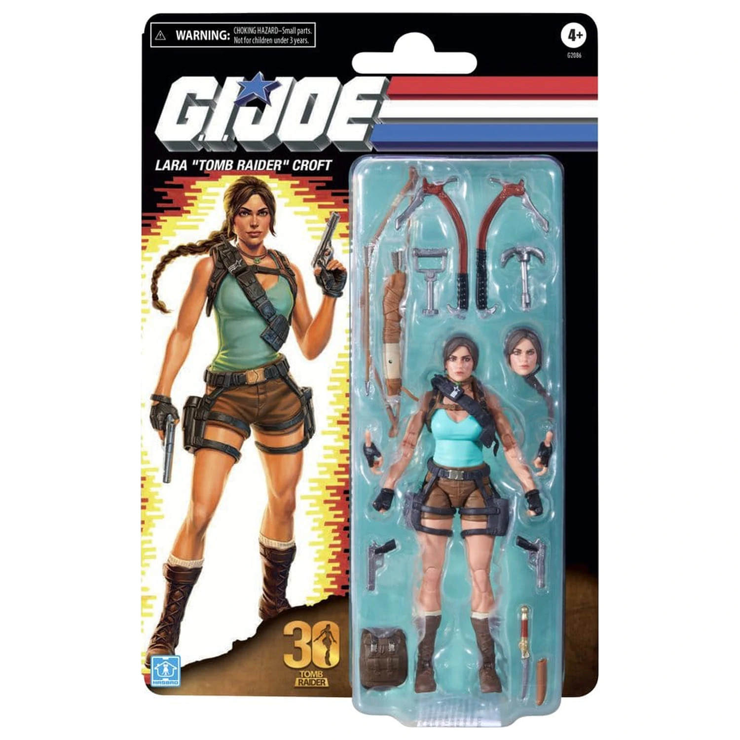 G.I. Joe Classified Series Retro Cardback Collaborative akcijska figura Lara "Tomb Raider" Croft 15 cm fotografija proizvoda