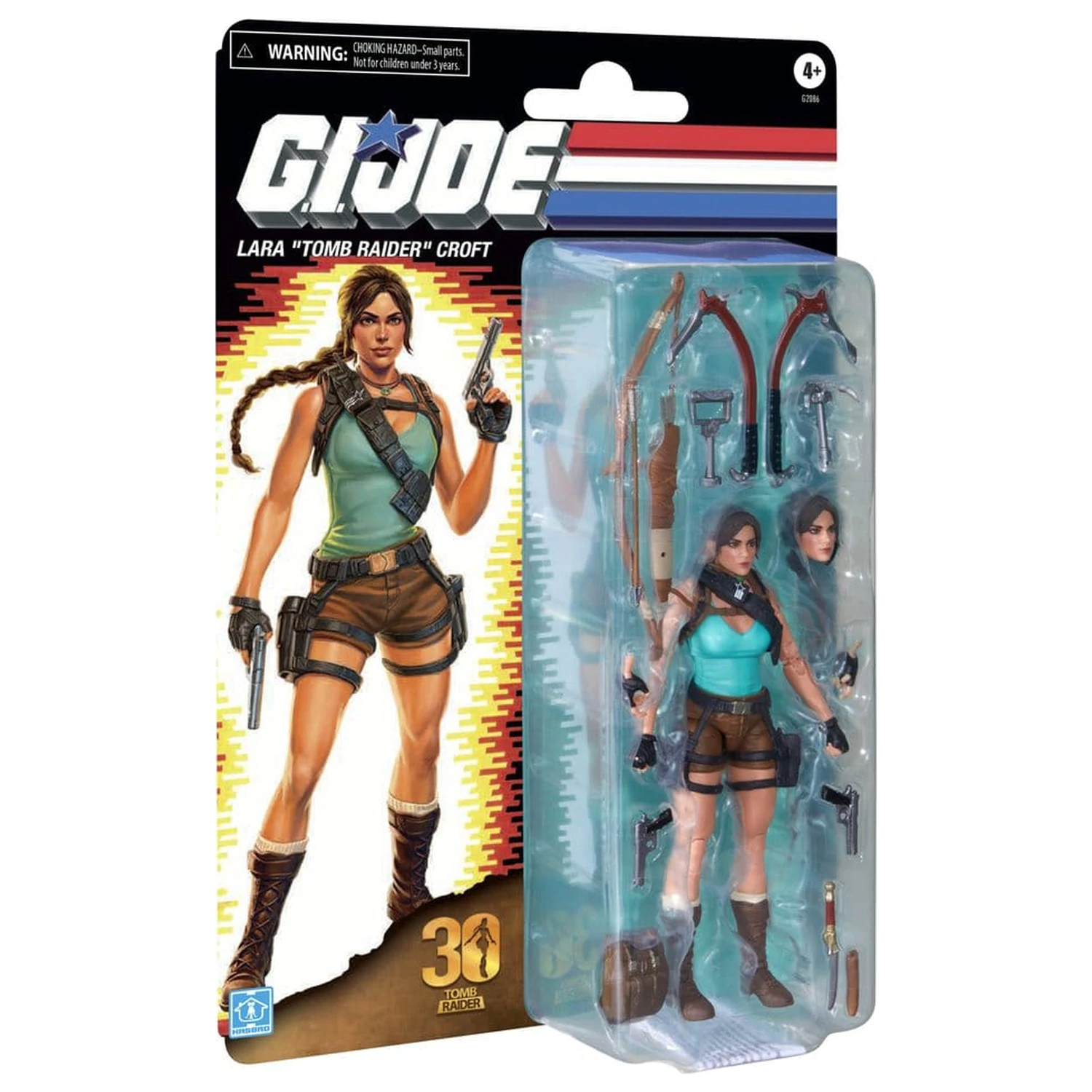 G.I. Joe Classified Series Retro Cardback Collaborative akcijska figura Lara "Tomb Raider" Croft 15 cm fotografija proizvoda