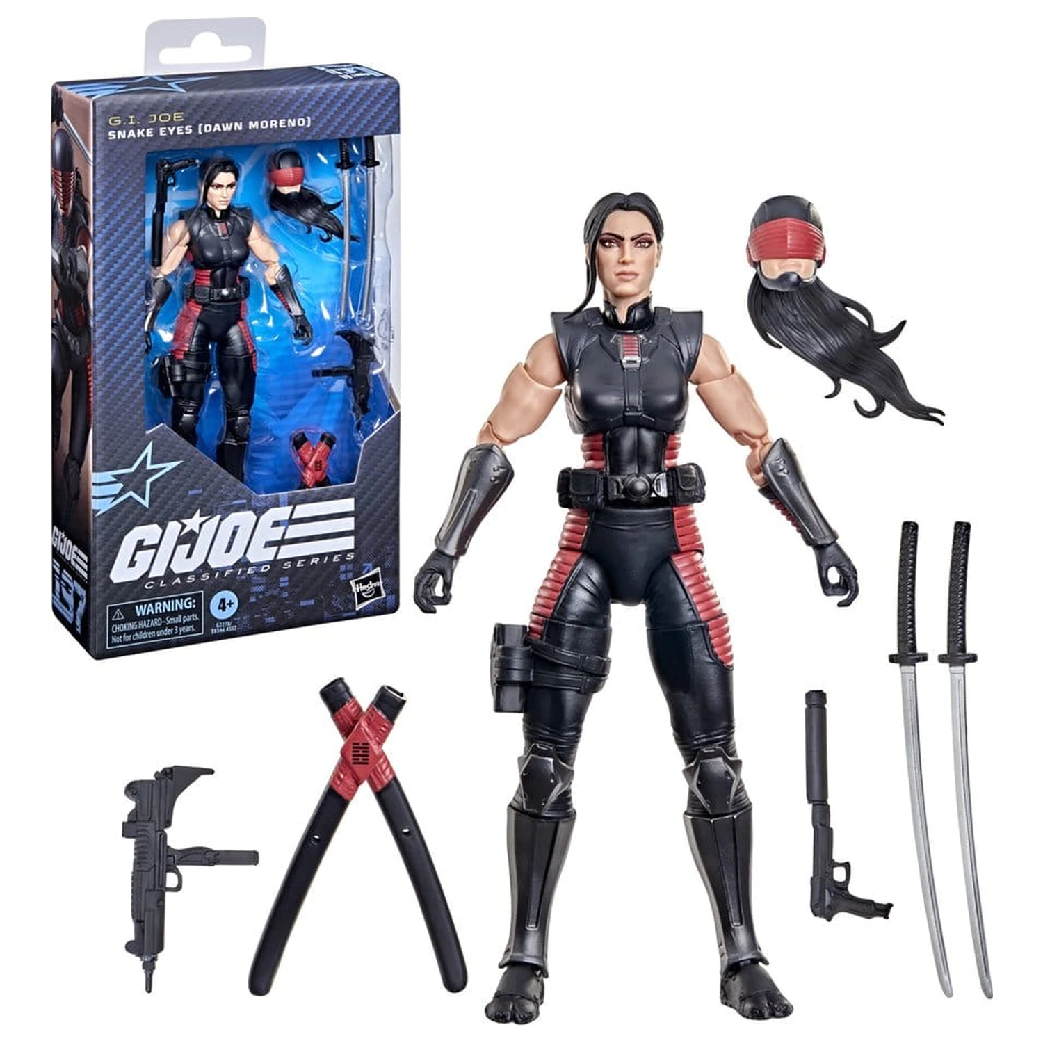 G.I. Joe Classified Series Akcijska figura Snake Eyes (Dawn Moreno) 15 cm fotografija proizvoda