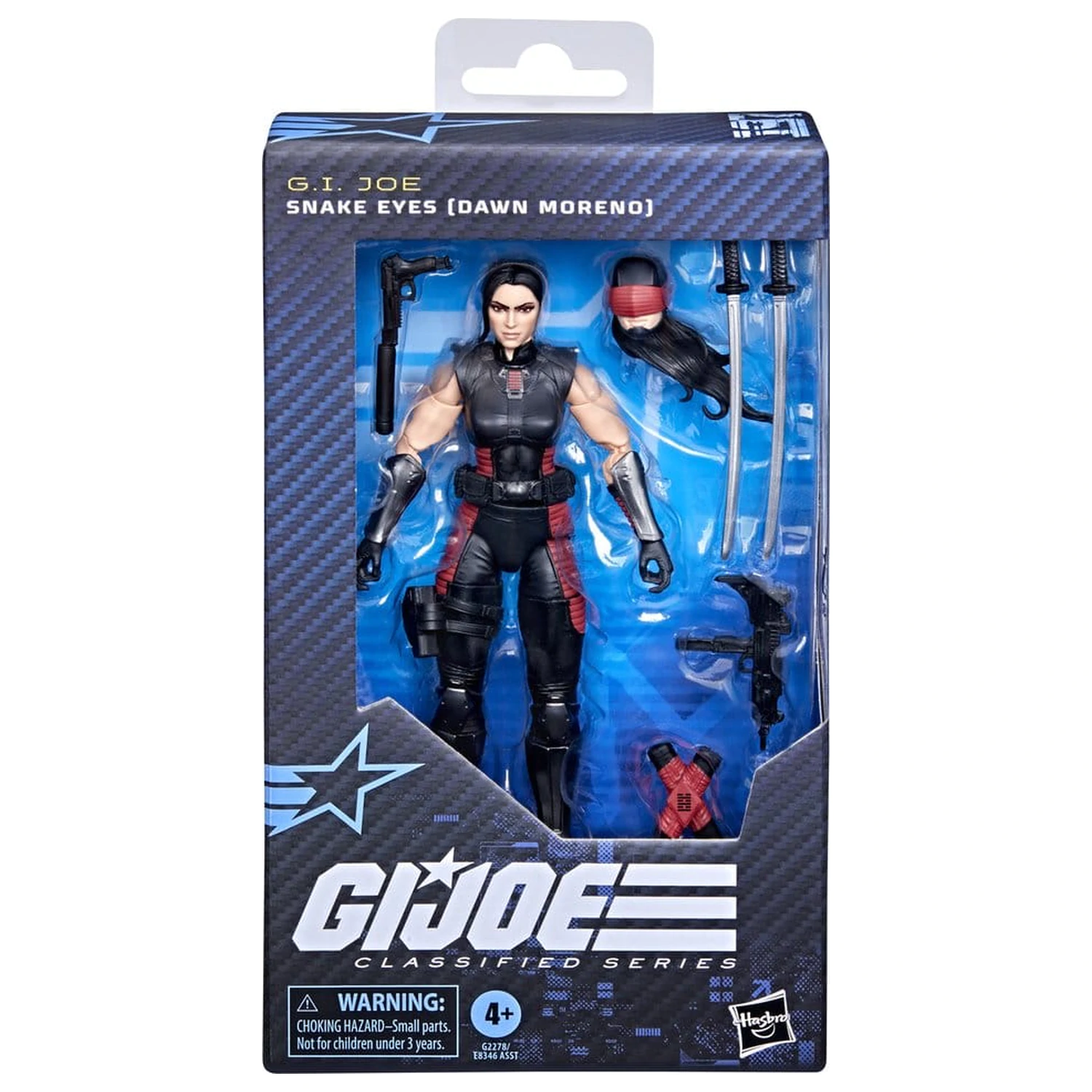G.I. Joe Classified Series Akcijska figura Snake Eyes (Dawn Moreno) 15 cm fotografija proizvoda