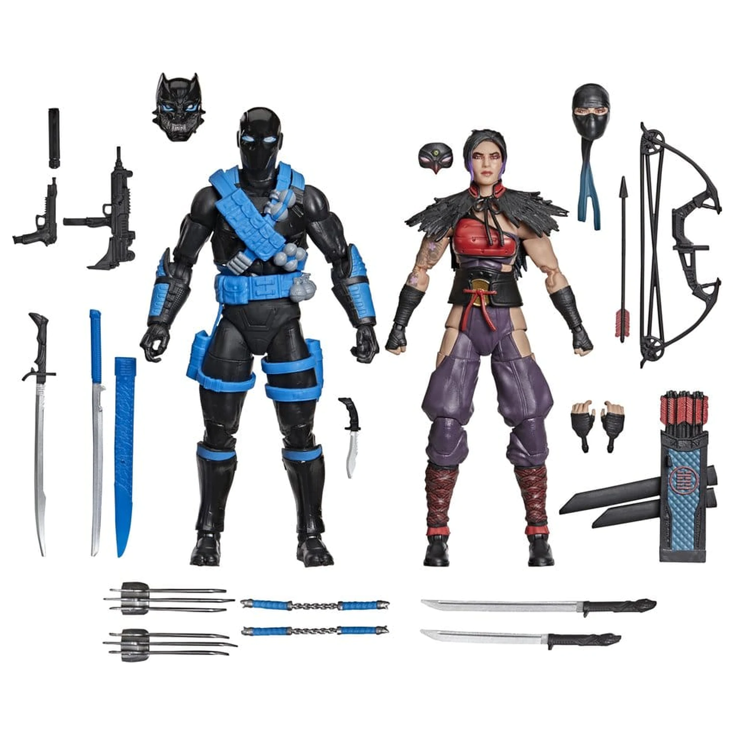 G.I. Joe Classified Series Akcijska figura 2-Pack Snake Eyes & Kim "Jinx" Arashikage 15 cm fotografija proizvoda