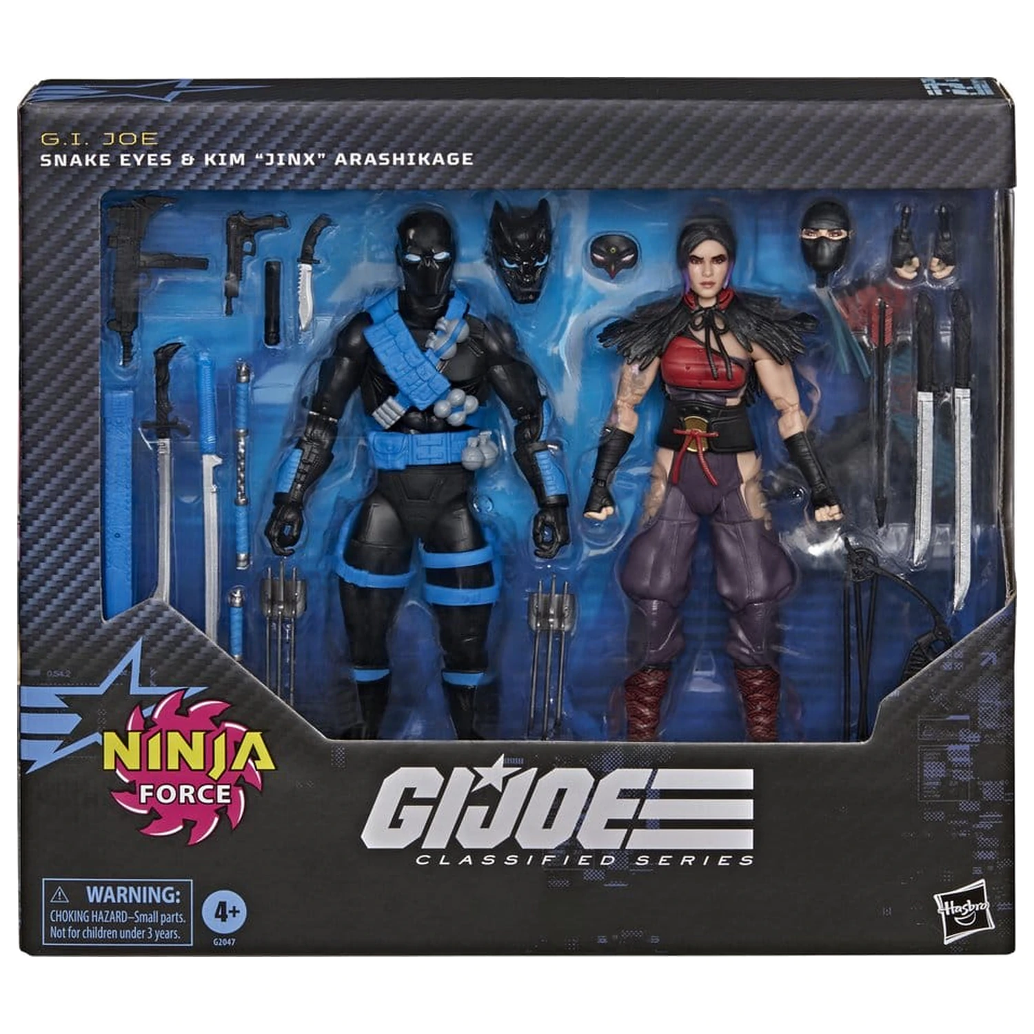 G.I. Joe Classified Series Akcijska figura 2-Pack Snake Eyes & Kim "Jinx" Arashikage 15 cm fotografija proizvoda