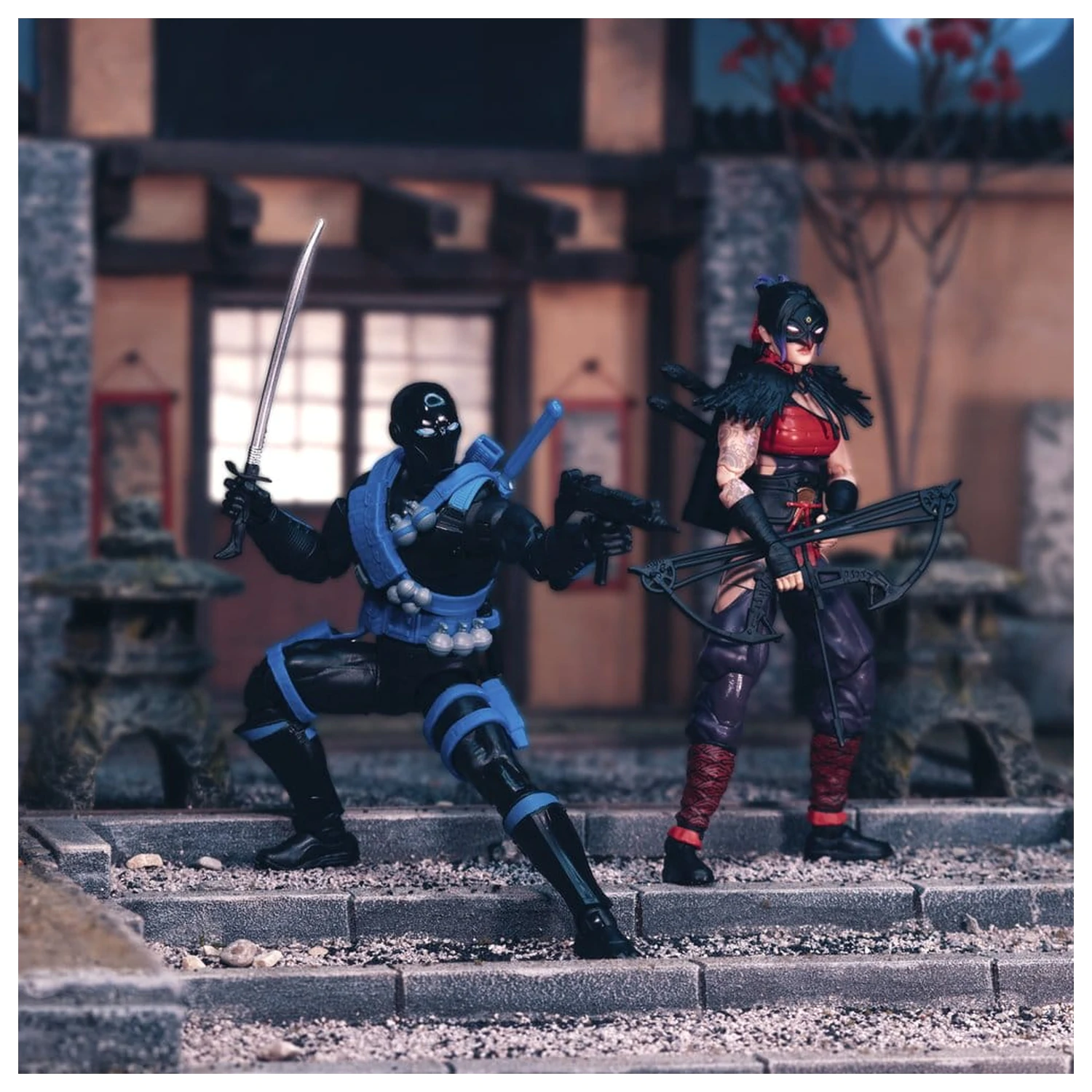 G.I. Joe Classified Series Akcijska figura 2-Pack Snake Eyes & Kim "Jinx" Arashikage 15 cm fotografija proizvoda