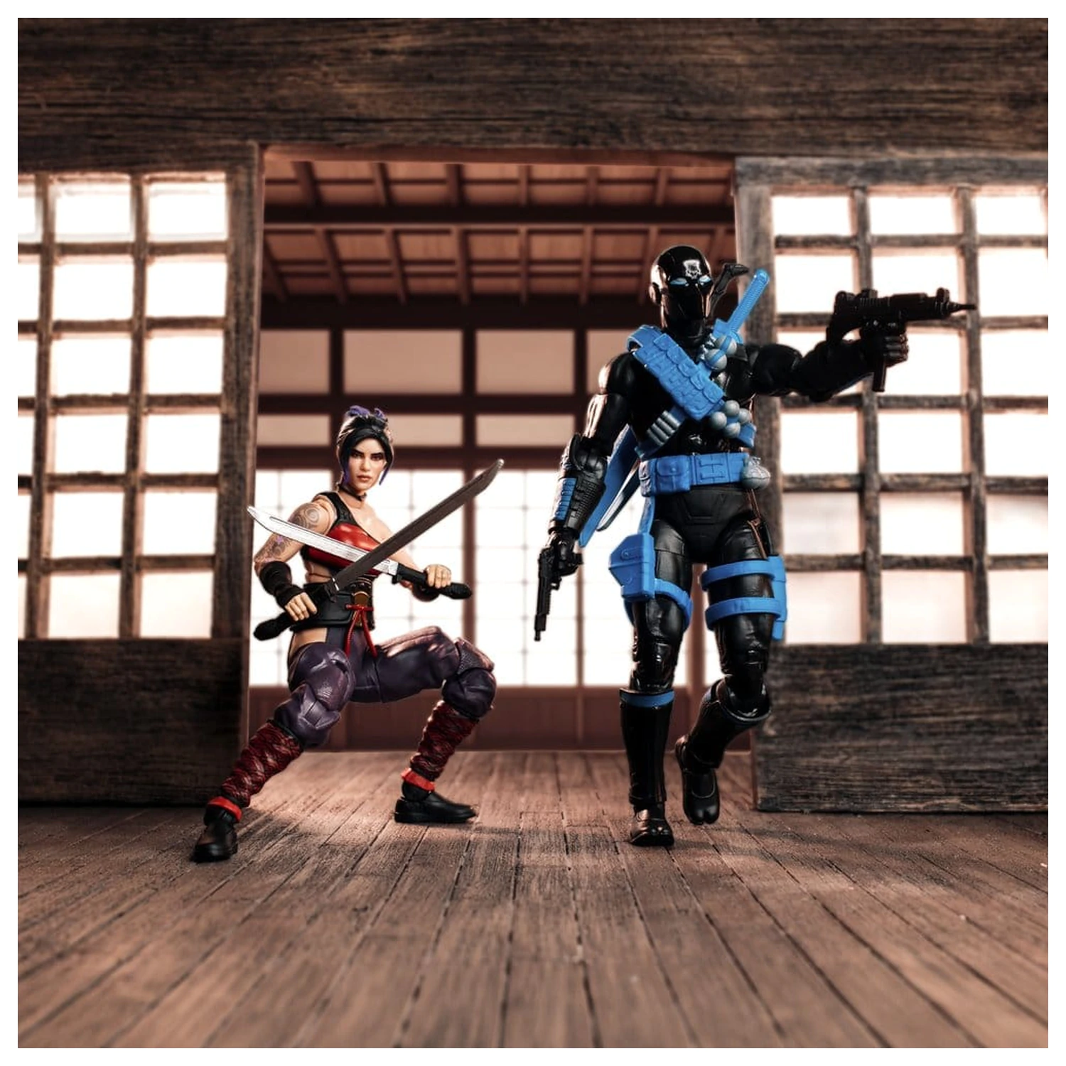 G.I. Joe Classified Series Akcijska figura 2-Pack Snake Eyes & Kim "Jinx" Arashikage 15 cm fotografija proizvoda