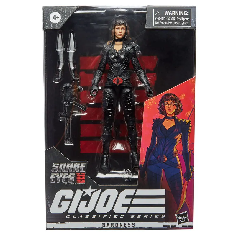 G.I. Joe Classified Series - Snake Eyes: G.I. Joe Origins Baroness figura 19 15 cm fotografija proizvoda