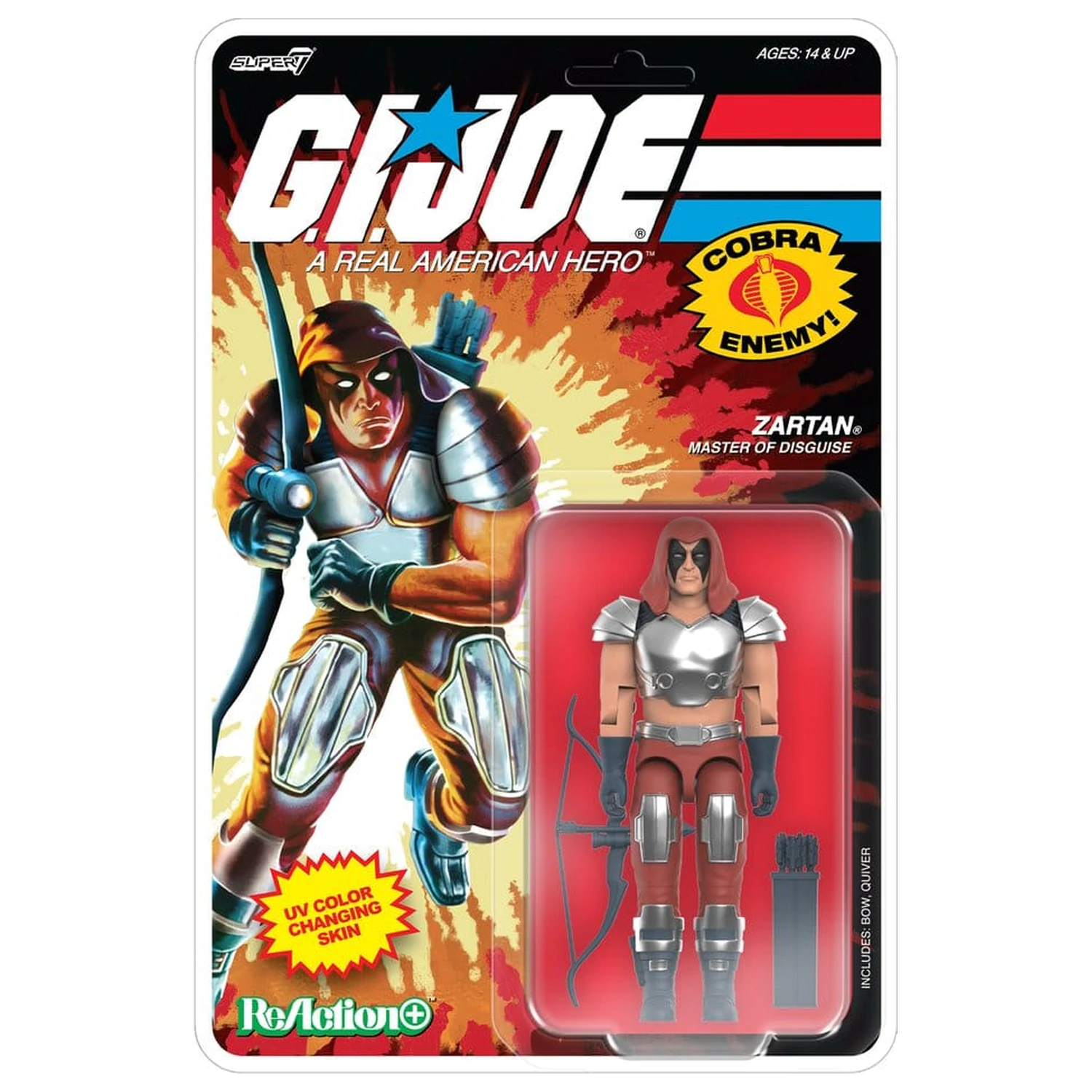 G.I. Joe (Comic) ReAction+ akcijska figura Val 09 Zartan fotografija proizvoda