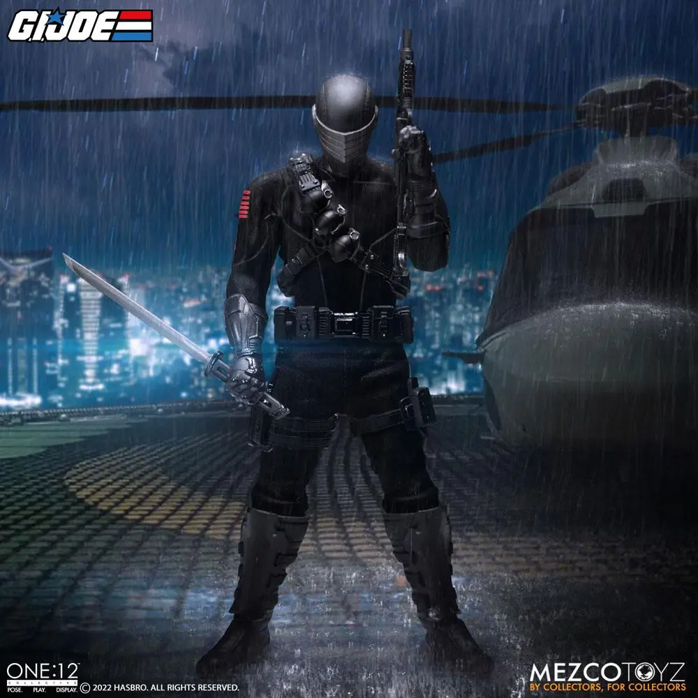 G.I. Joe Light-Up akcijska figura 1/12 Snake Eyes Deluxe Edition 17 cm fotografija proizvoda