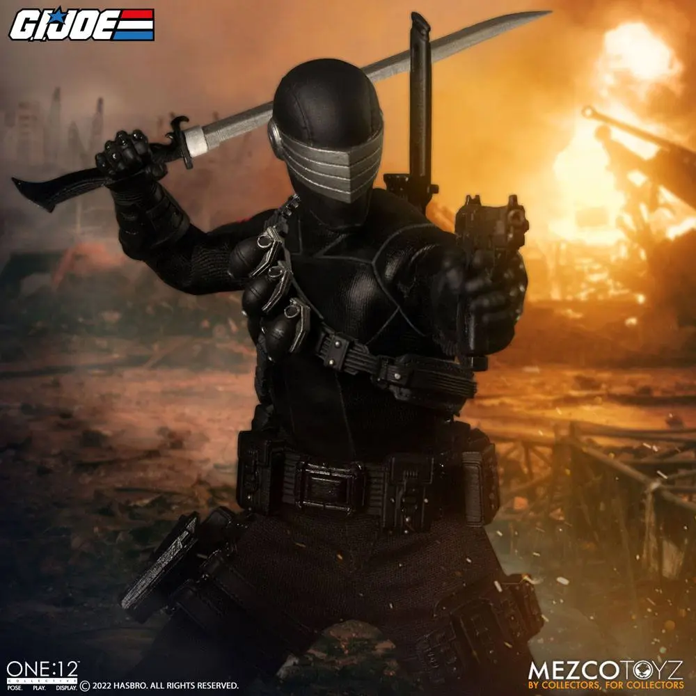 G.I. Joe Light-Up akcijska figura 1/12 Snake Eyes Deluxe Edition 17 cm fotografija proizvoda