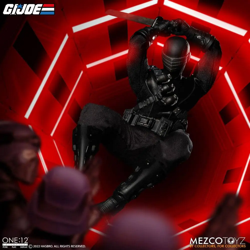 G.I. Joe Light-Up akcijska figura 1/12 Snake Eyes Deluxe Edition 17 cm fotografija proizvoda