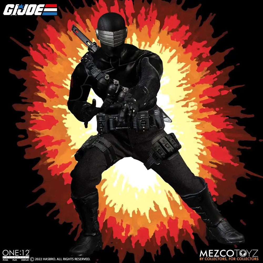 G.I. Joe Light-Up akcijska figura 1/12 Snake Eyes Deluxe Edition 17 cm fotografija proizvoda