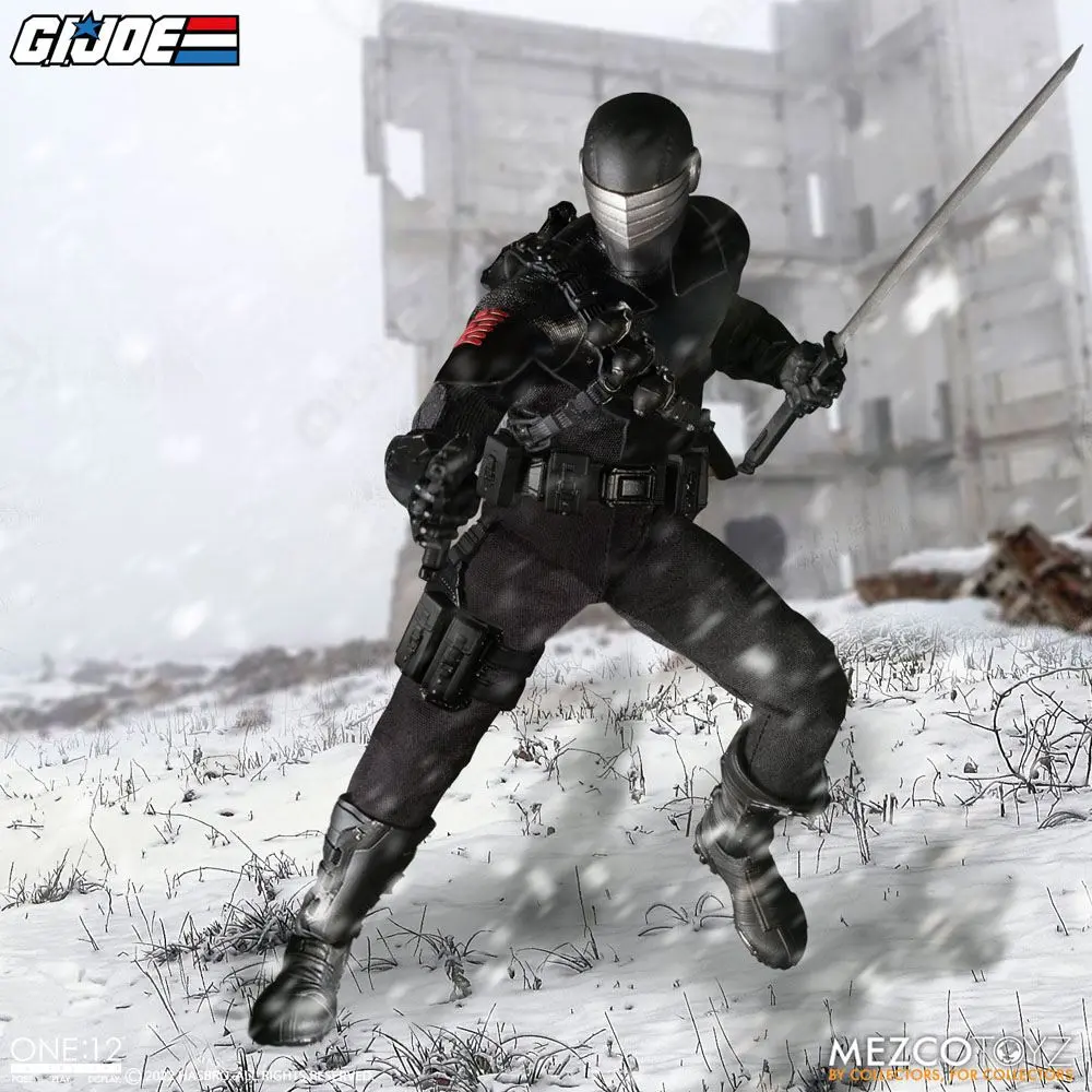 G.I. Joe Light-Up akcijska figura 1/12 Snake Eyes Deluxe Edition 17 cm fotografija proizvoda