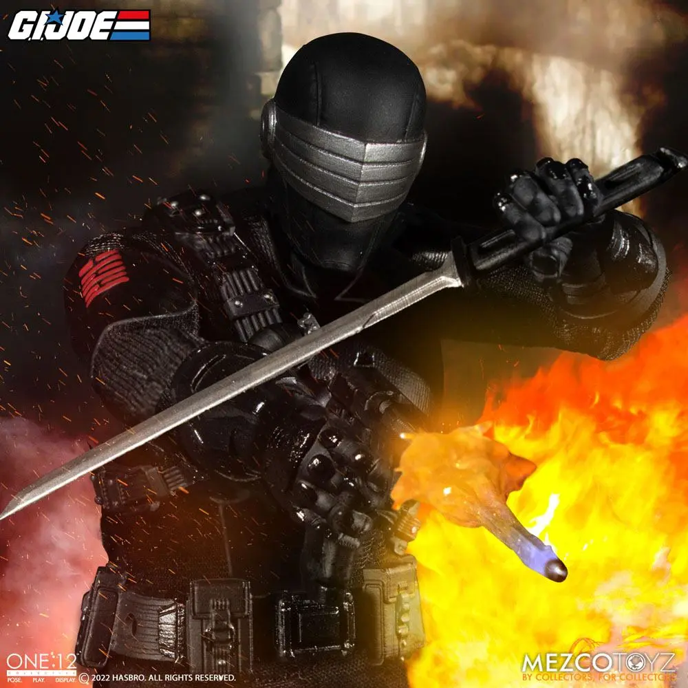 G.I. Joe Light-Up akcijska figura 1/12 Snake Eyes Deluxe Edition 17 cm fotografija proizvoda