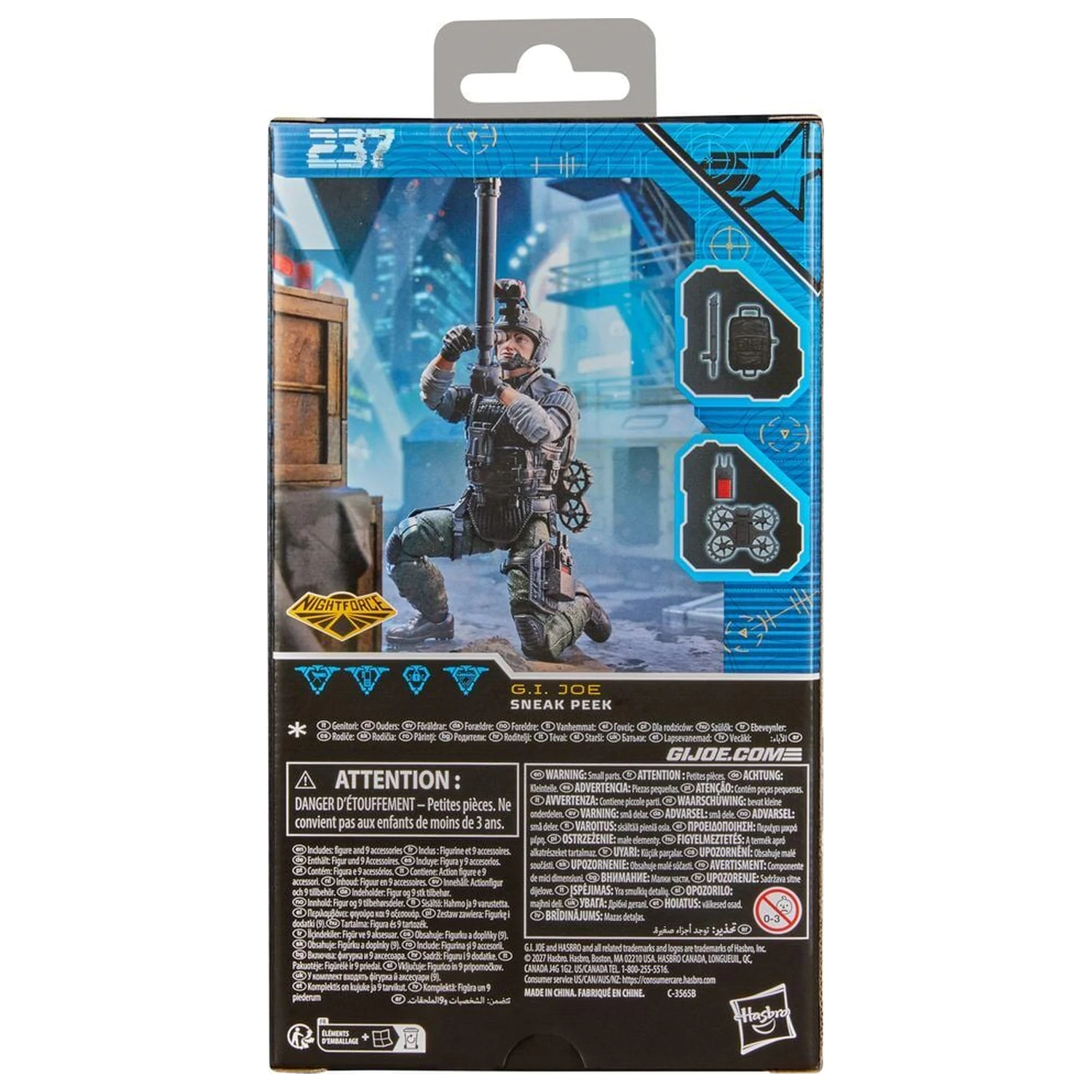 G.I. Joe Nightforce Sneak Peek figura 15 cm fotografija proizvoda