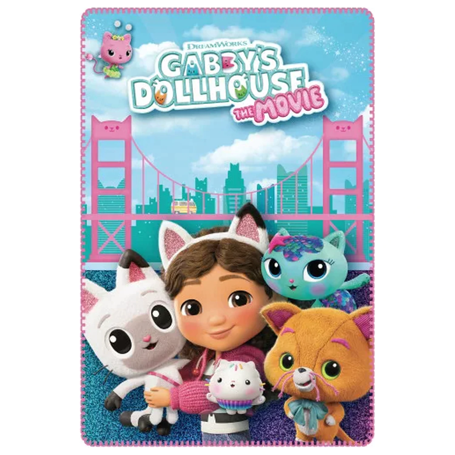 Gabby's Dollhouse Adventure deka od flisa 100x150cm fotografija proizvoda