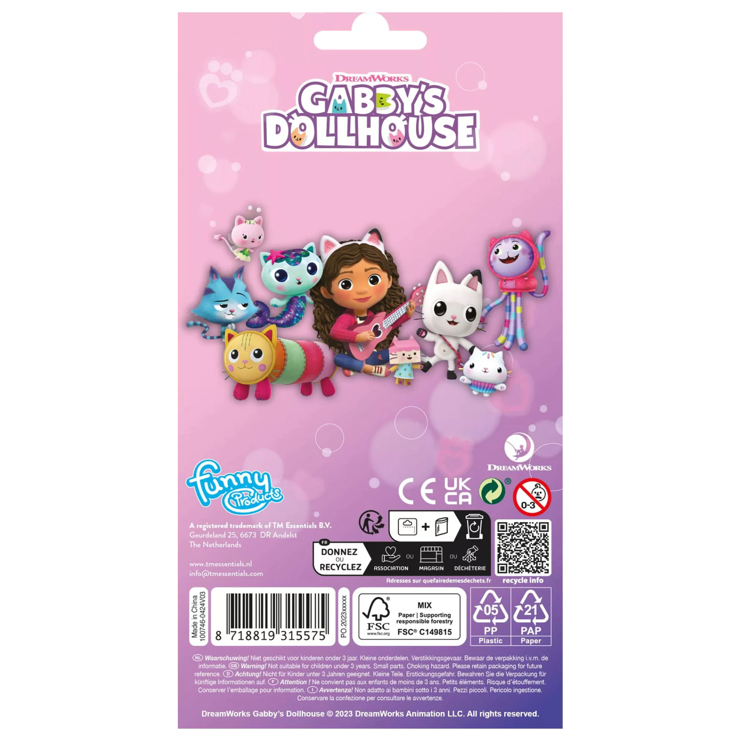 Gabi's Dollhouse Gabby's Dollhouse Cats Glitter Set svjetlucavih naljepnica fotografija proizvoda
