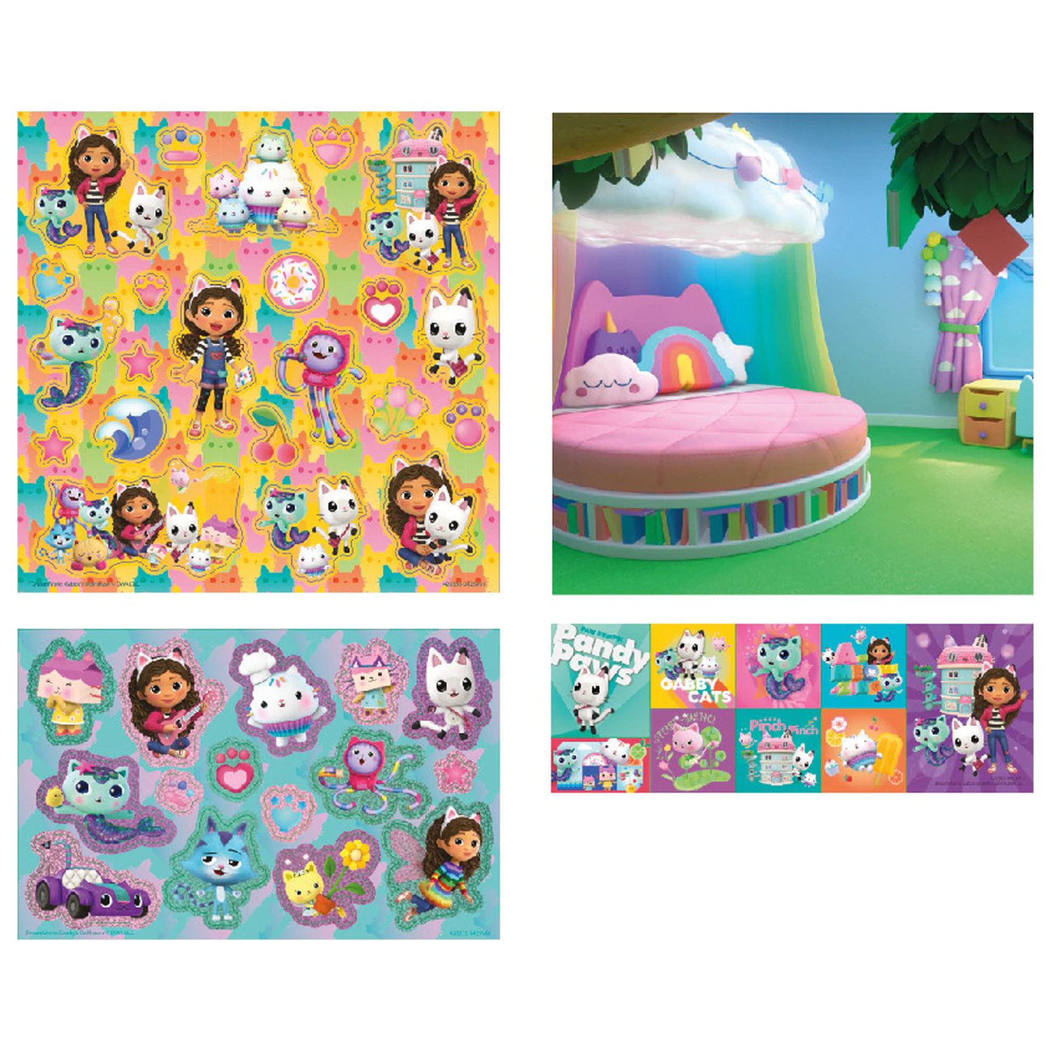 Gabi's Dollhouse Cats Set naljepnica fotografija proizvoda