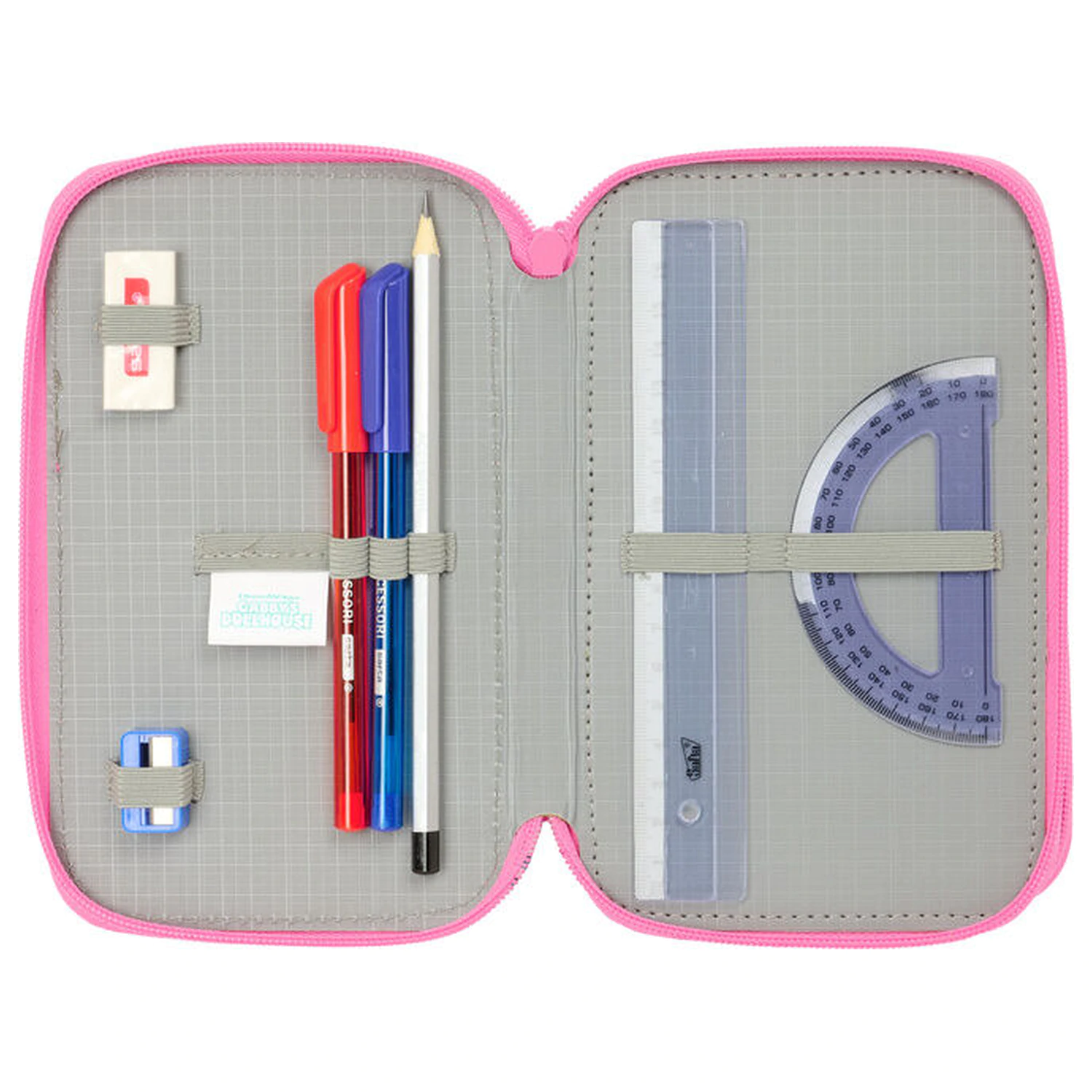 Gabbys Dollhouse Konfeti trostruka pernica 37 komada fotografija proizvoda