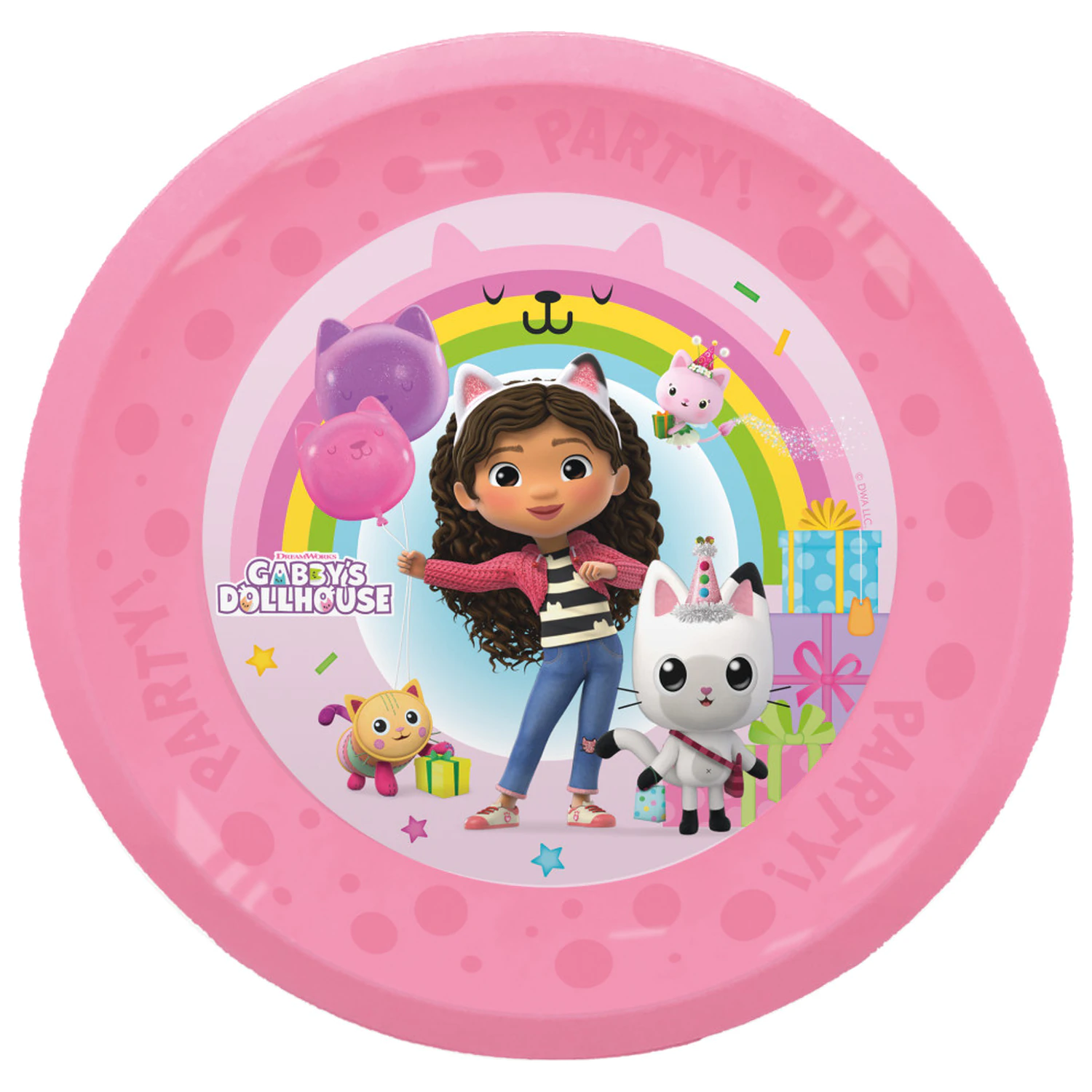 Gabi's Dollhouse Friends Micro Premium plastični ravni tanjur 4-dijelni set 21 cm fotografija proizvoda