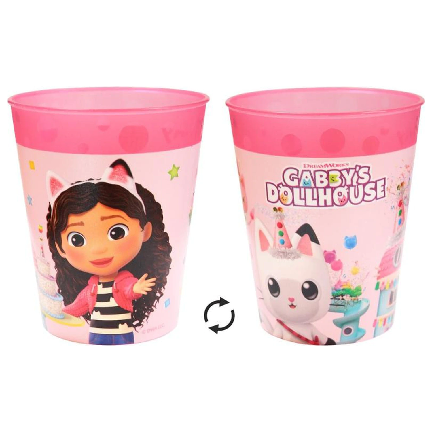 Gabby's Dollhouse Friends Micro Premium plastična čaša 250 ml fotografija proizvoda