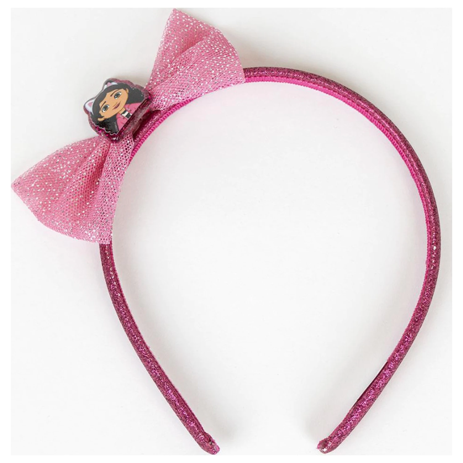 Gabi's Dollhouse Glitter Bow Headband fotografija proizvoda
