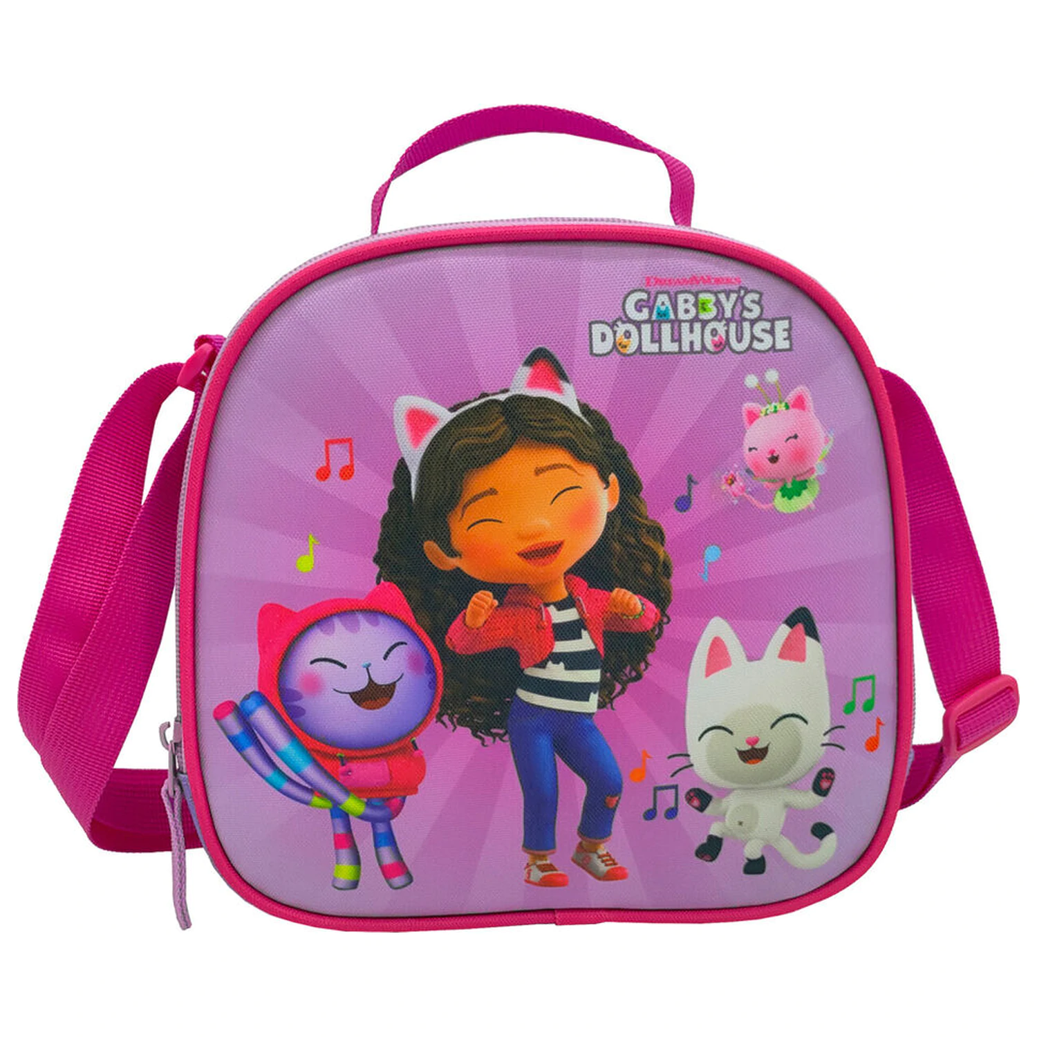 Gabbys Dollhouse Trolley + pernica + set torbe za ručak fotografija proizvoda