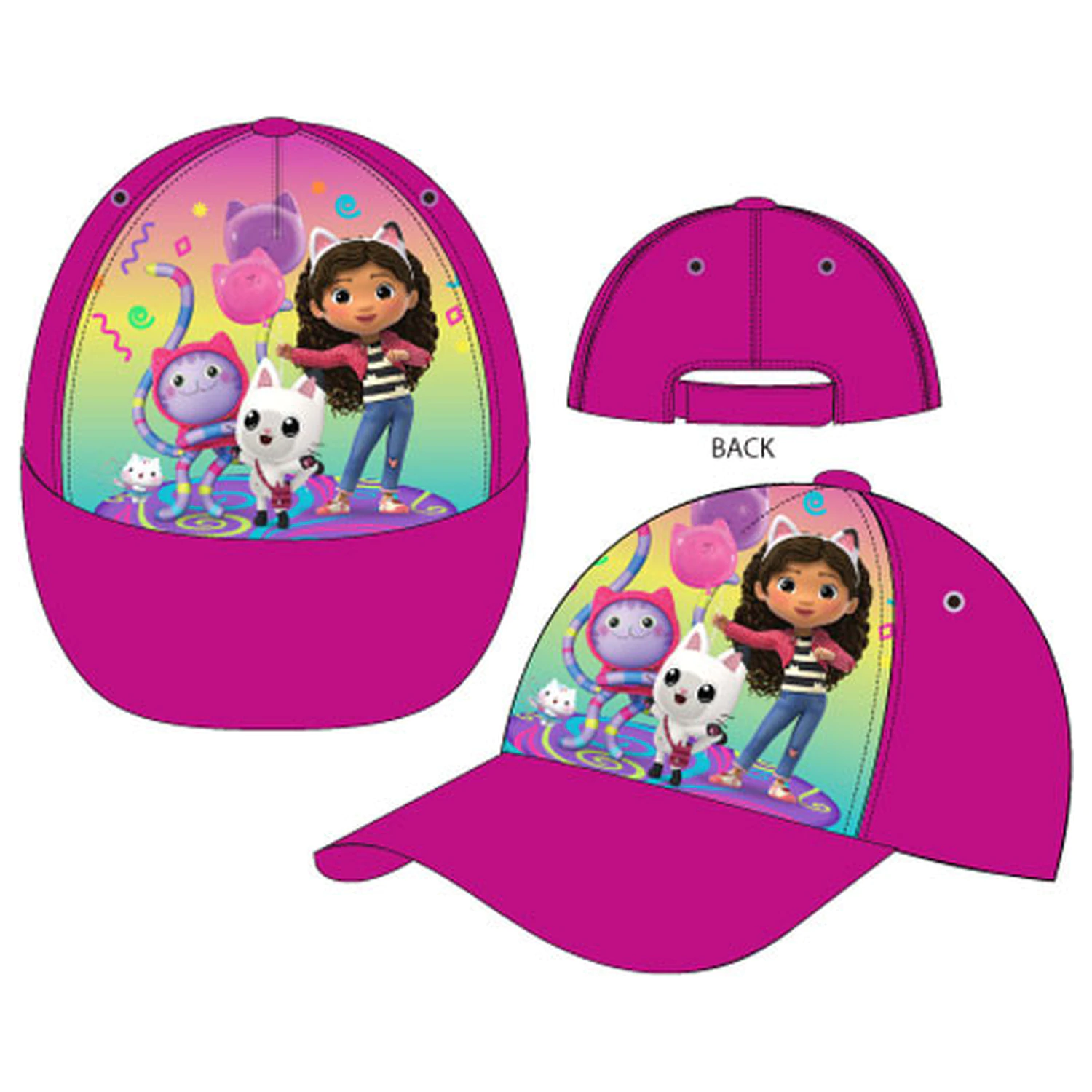 Gabi Dollhouse Hello Kitty Crew Dječja kapa za bejzbol 54 cm fotografija proizvoda