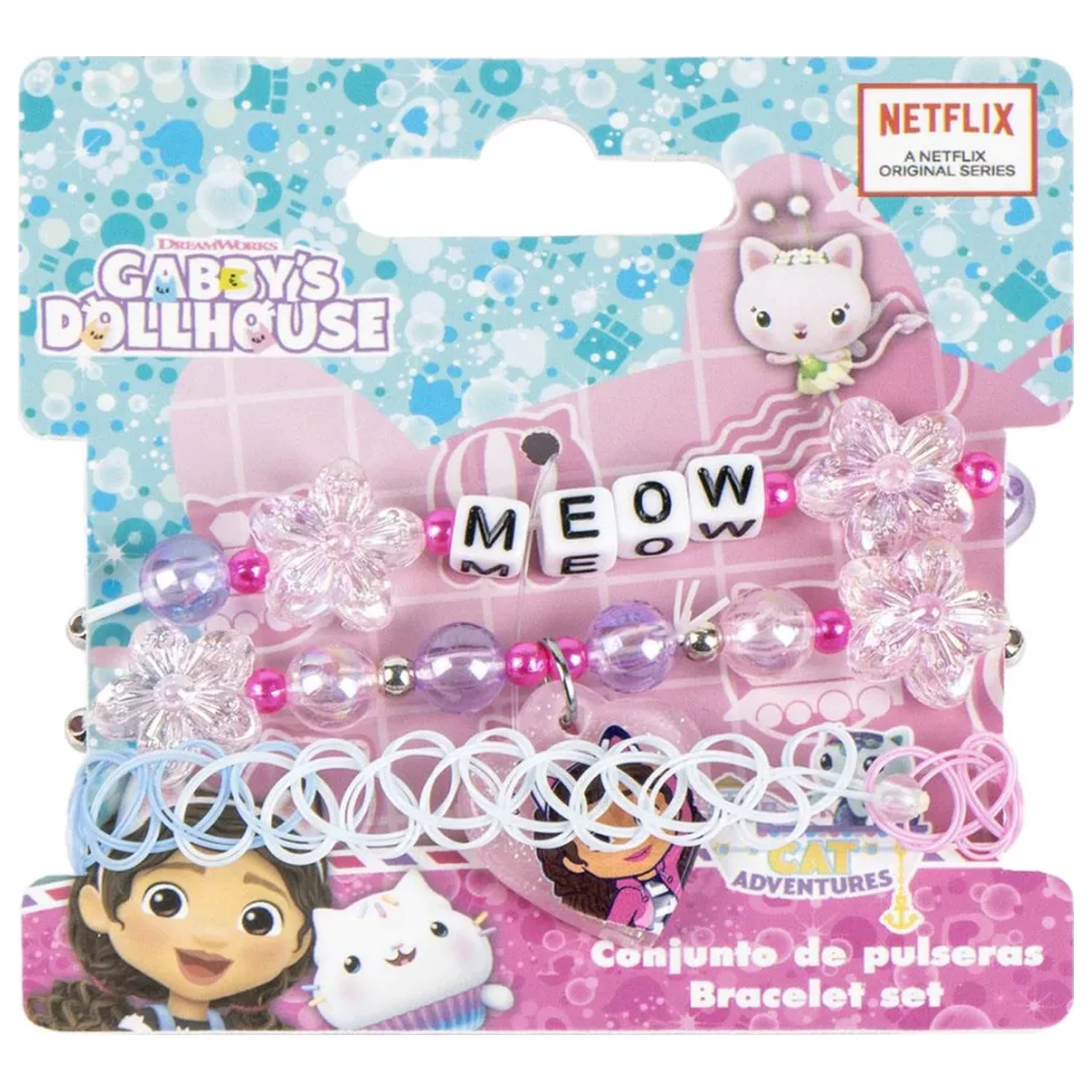 Gabi's Dollhouse Meow set narukvica, 3 komada fotografija proizvoda