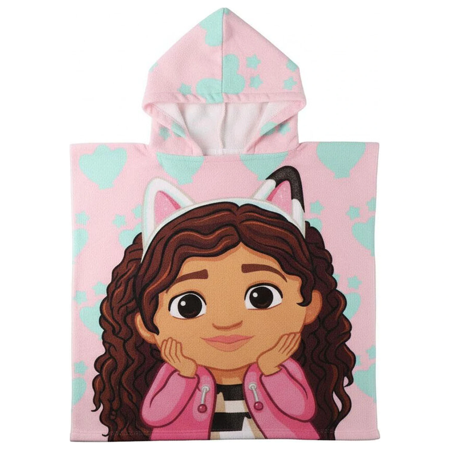 Gabbys Dollhouse mikrofibra poncho ručnik za plažu fotografija proizvoda