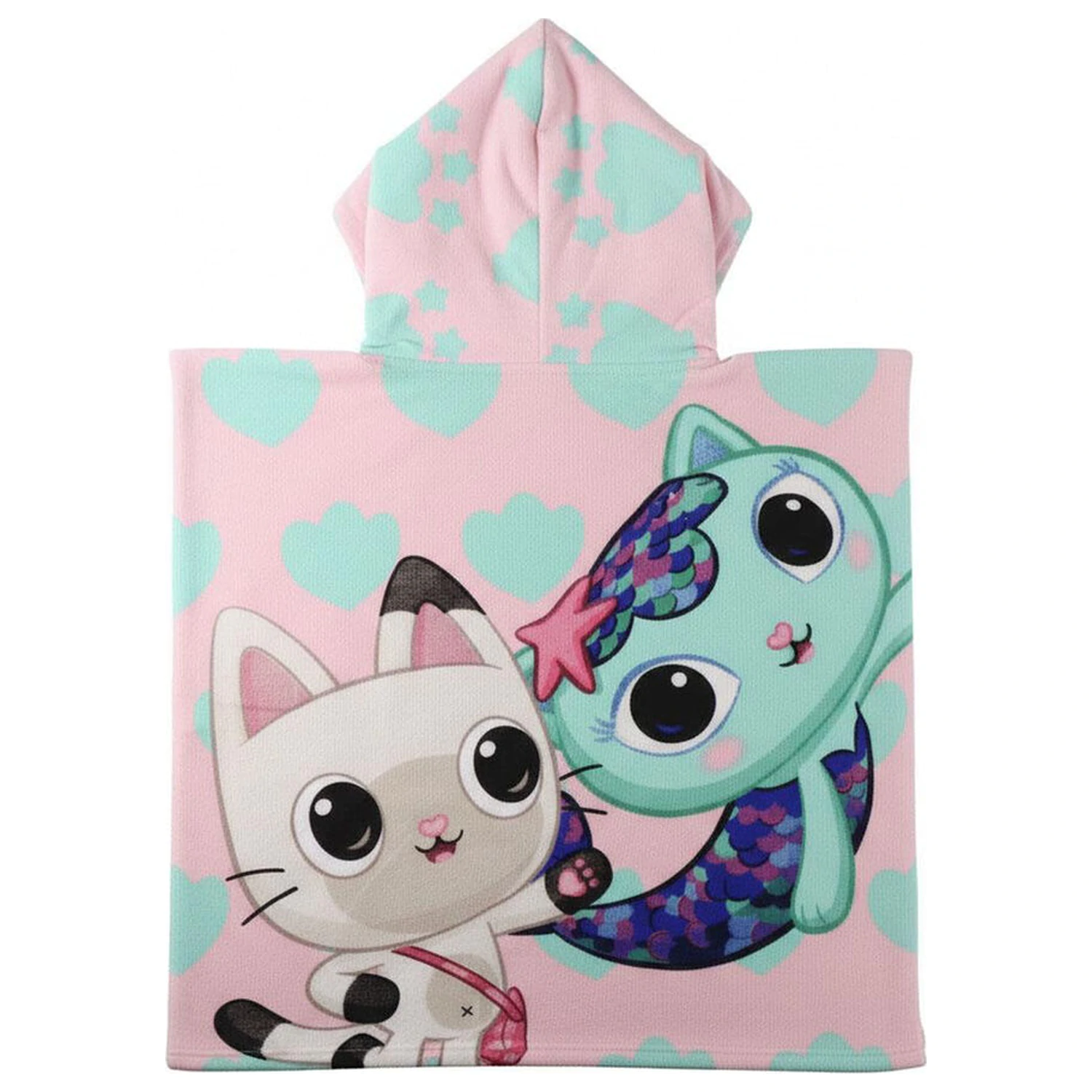 Gabbys Dollhouse mikrofibra poncho ručnik za plažu fotografija proizvoda